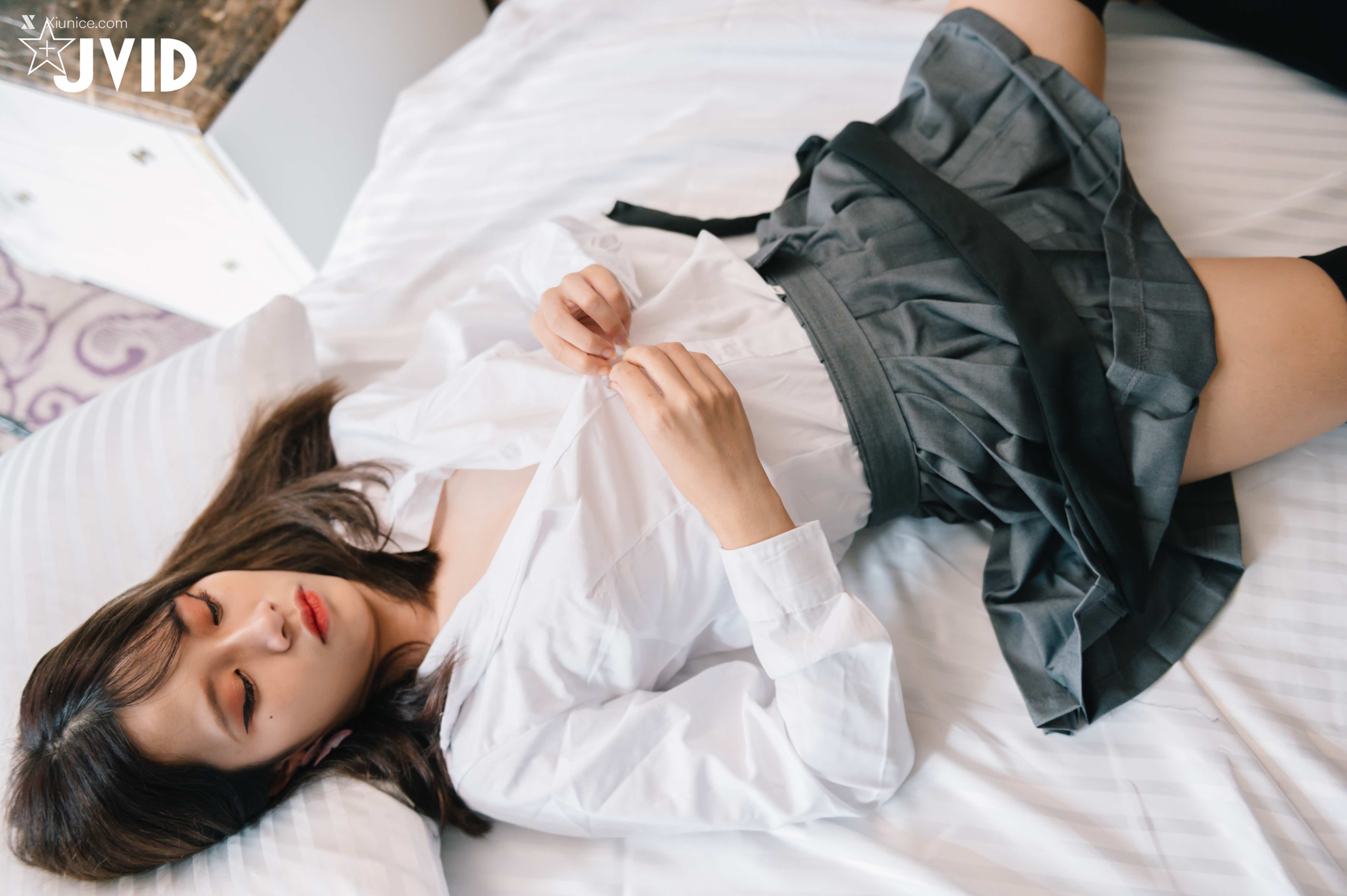 Xiunice.com JVID Han Fangyu 女學生歸來 35