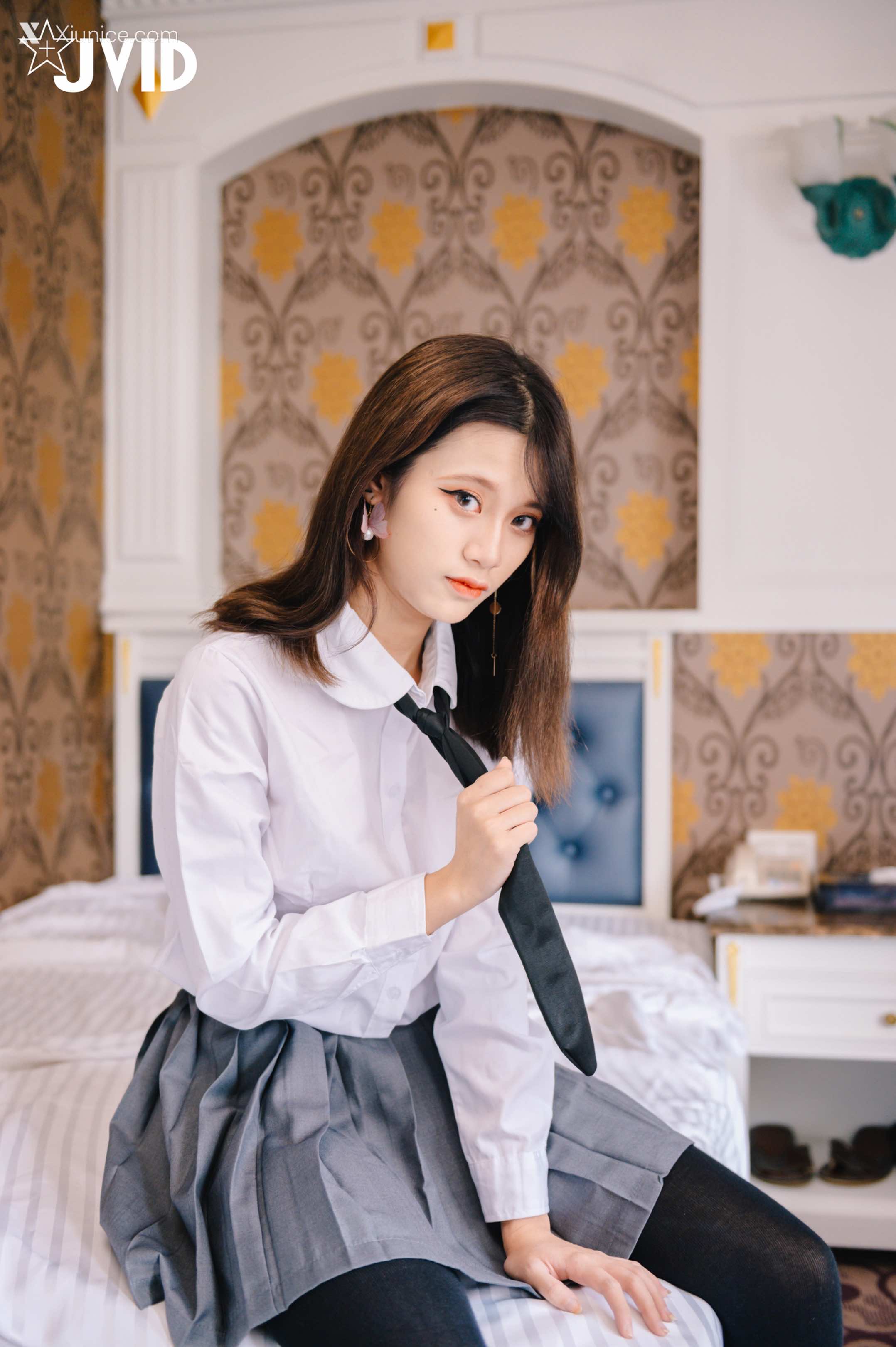 Xiunice.com JVID Han Fangyu 女學生歸來 37