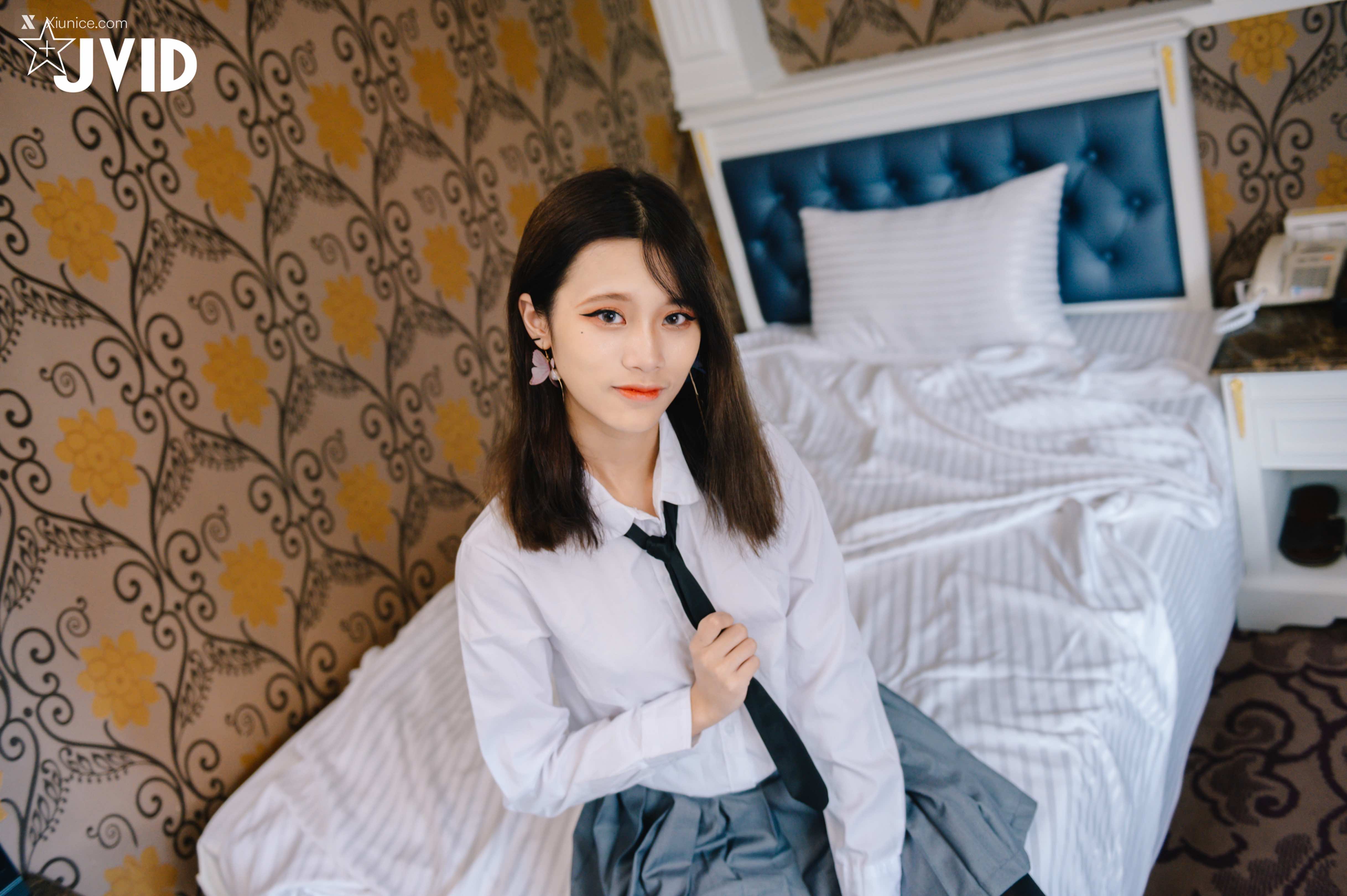 Xiunice.com JVID Han Fangyu 女學生歸來 48