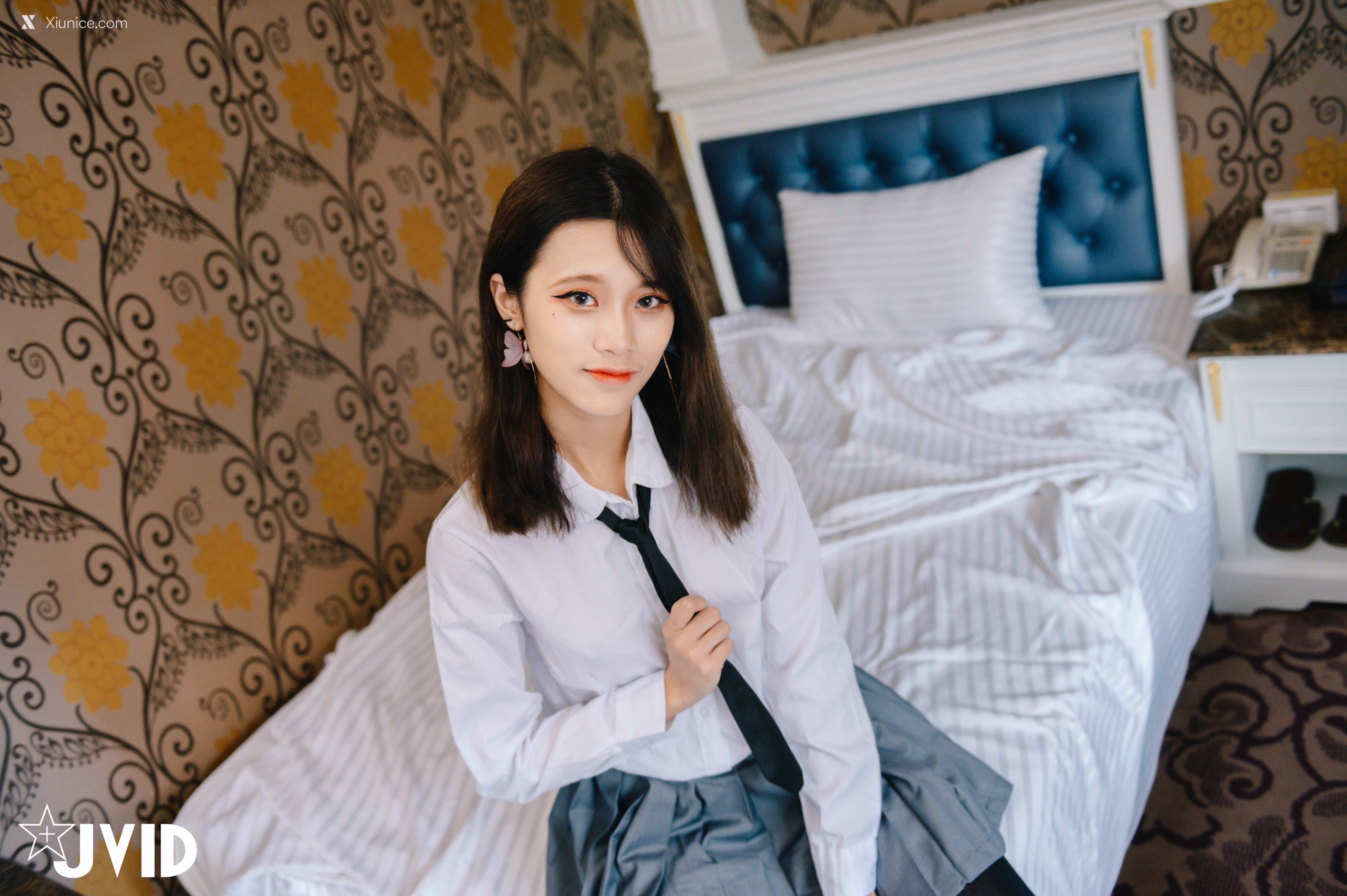 Xiunice.com JVID Han Fangyu 女學生歸來 49