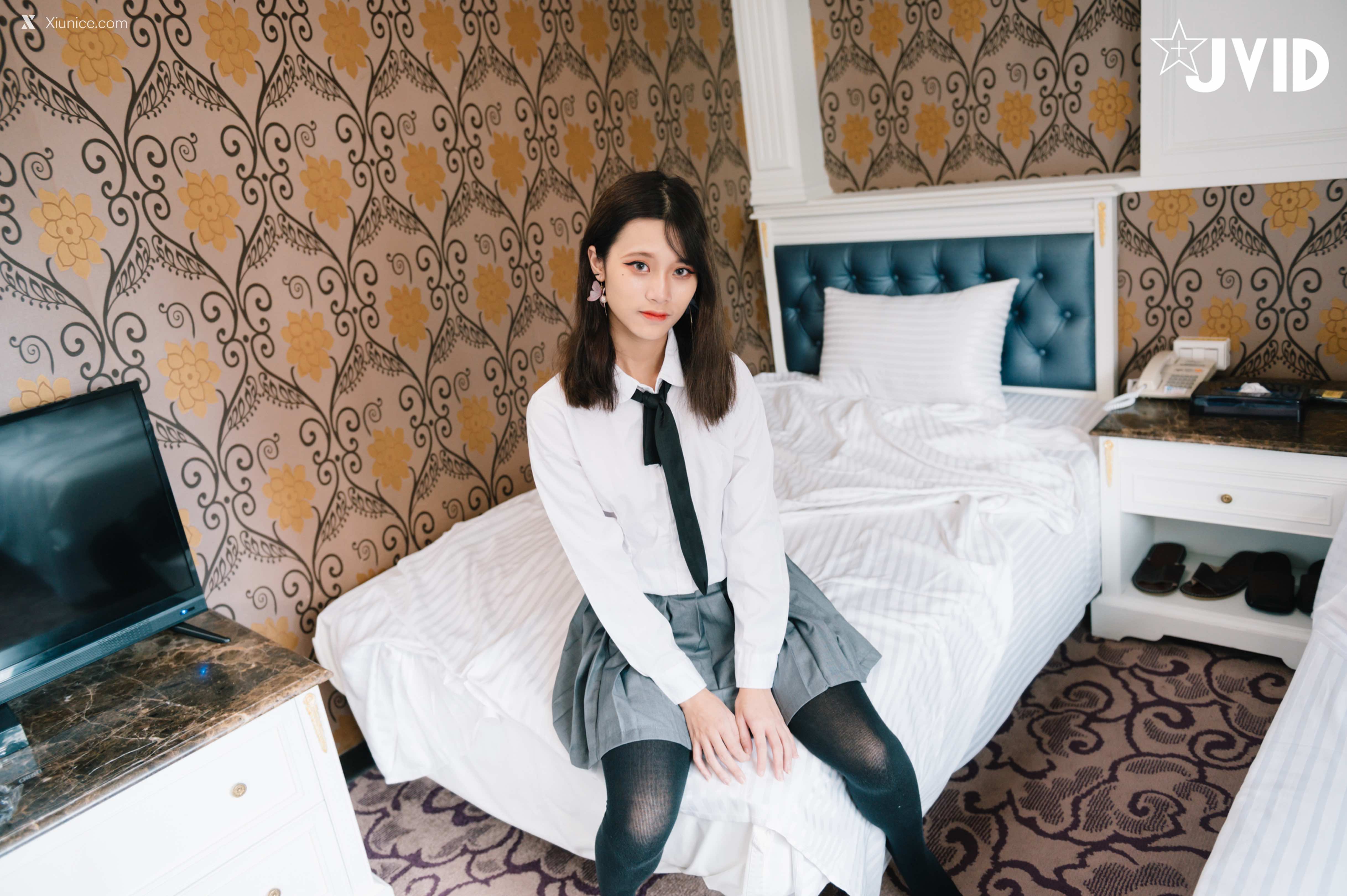Xiunice.com JVID Han Fangyu 女學生歸來 88