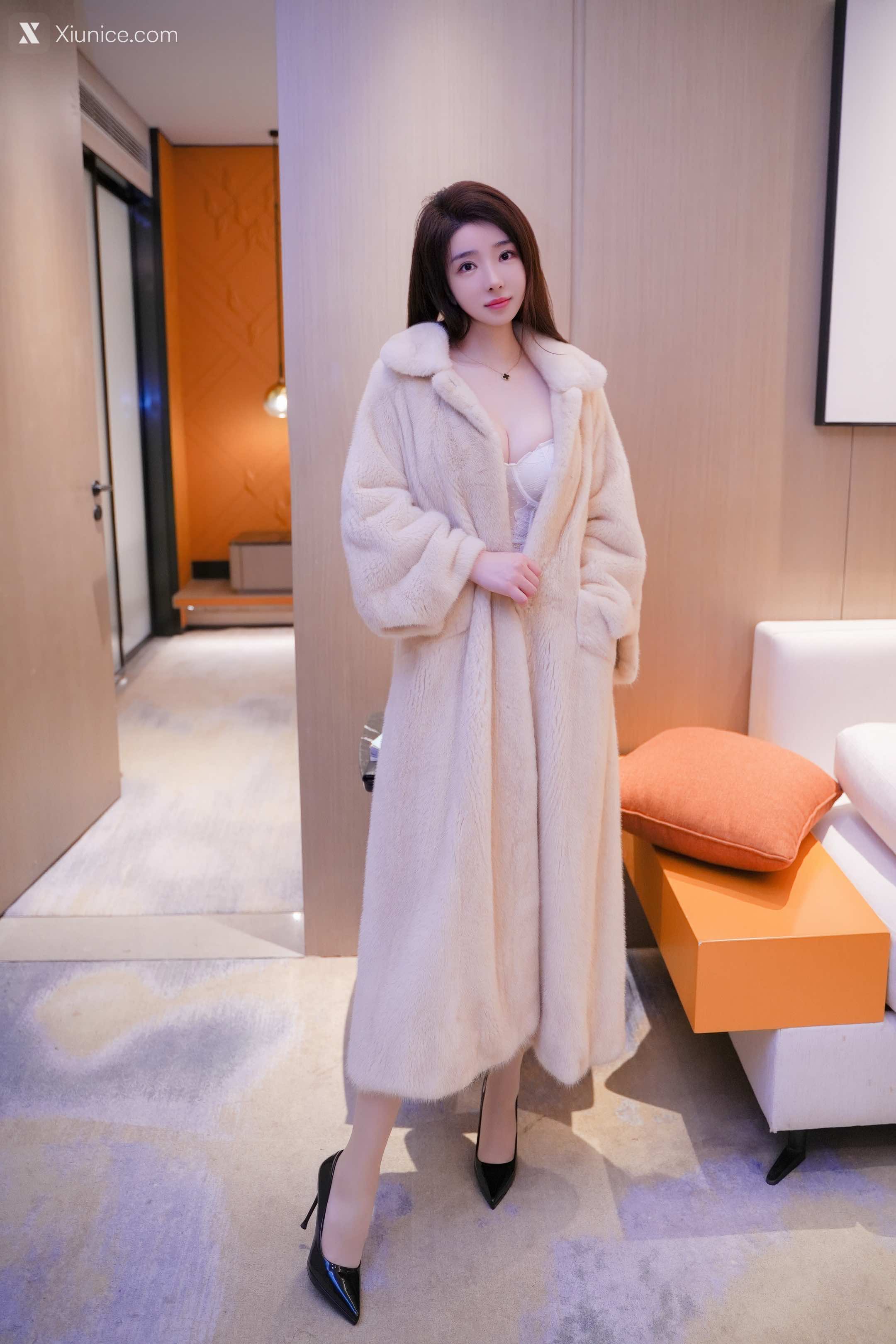 Xiuren Uncensored Xiunice.com 雨儿酱eve 皮草肉丝 7