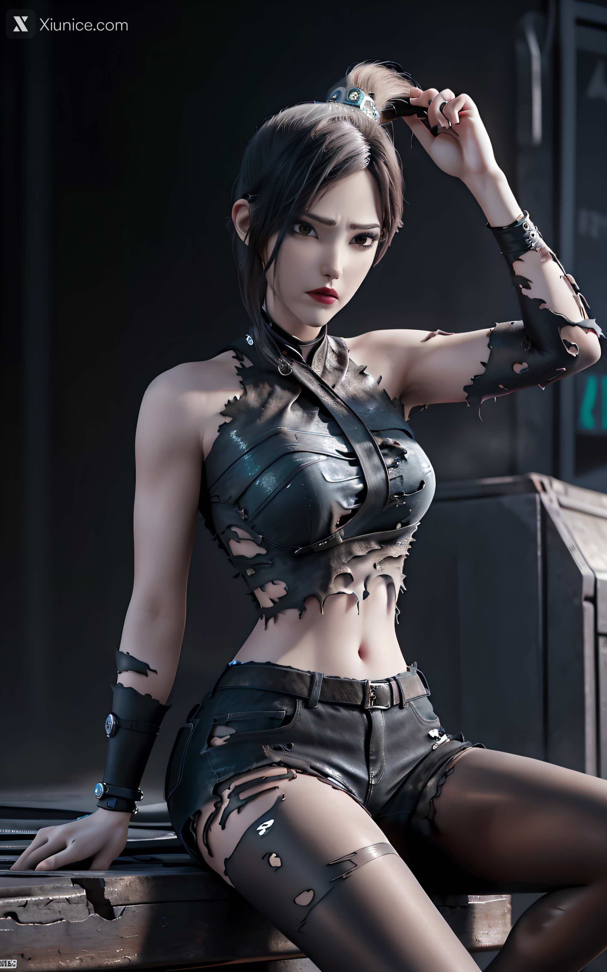 AI Girl Xiunice.com 白蛇 小青 小青 内衣 14