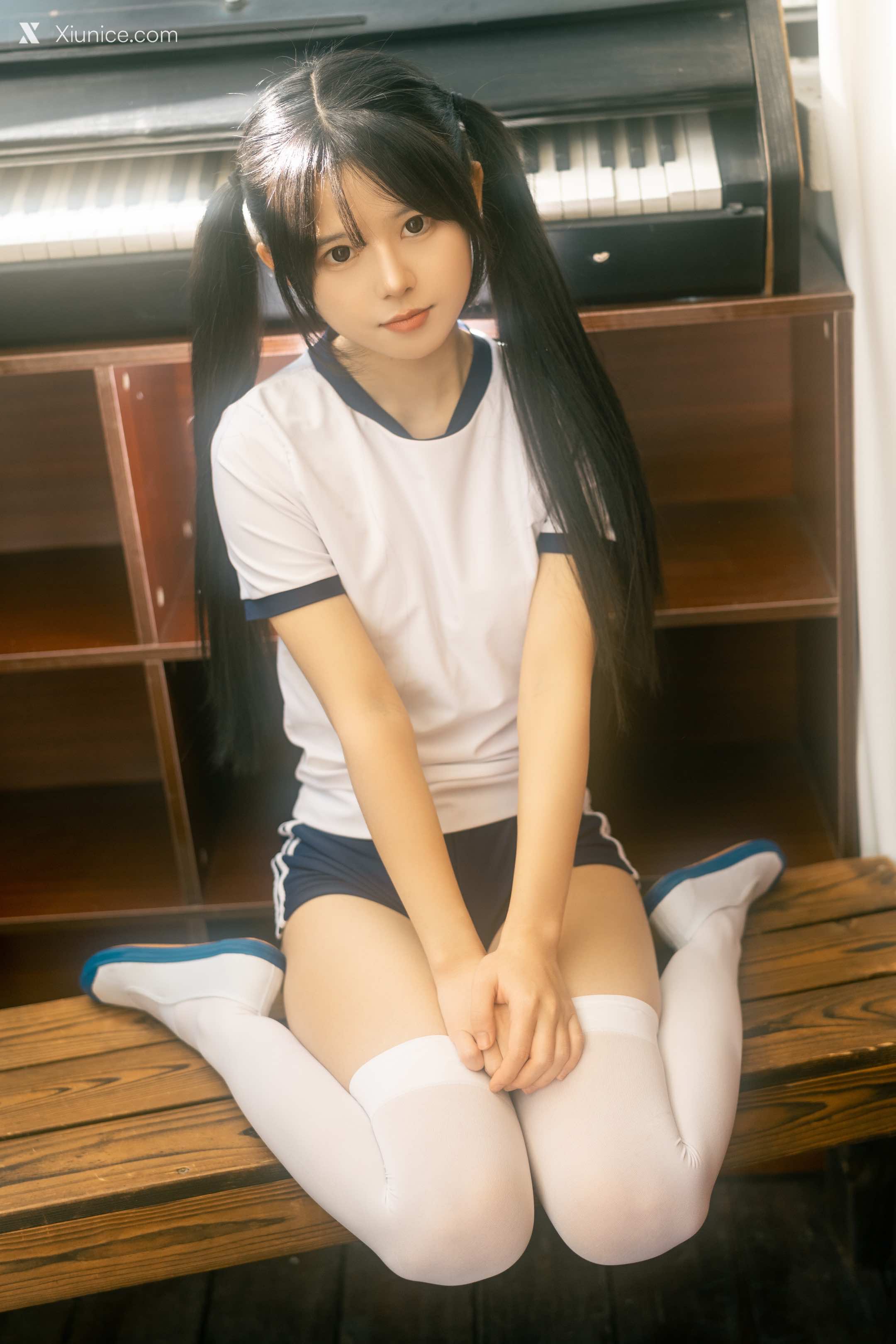 Rua阮阮 春の更衣室 体操服 46