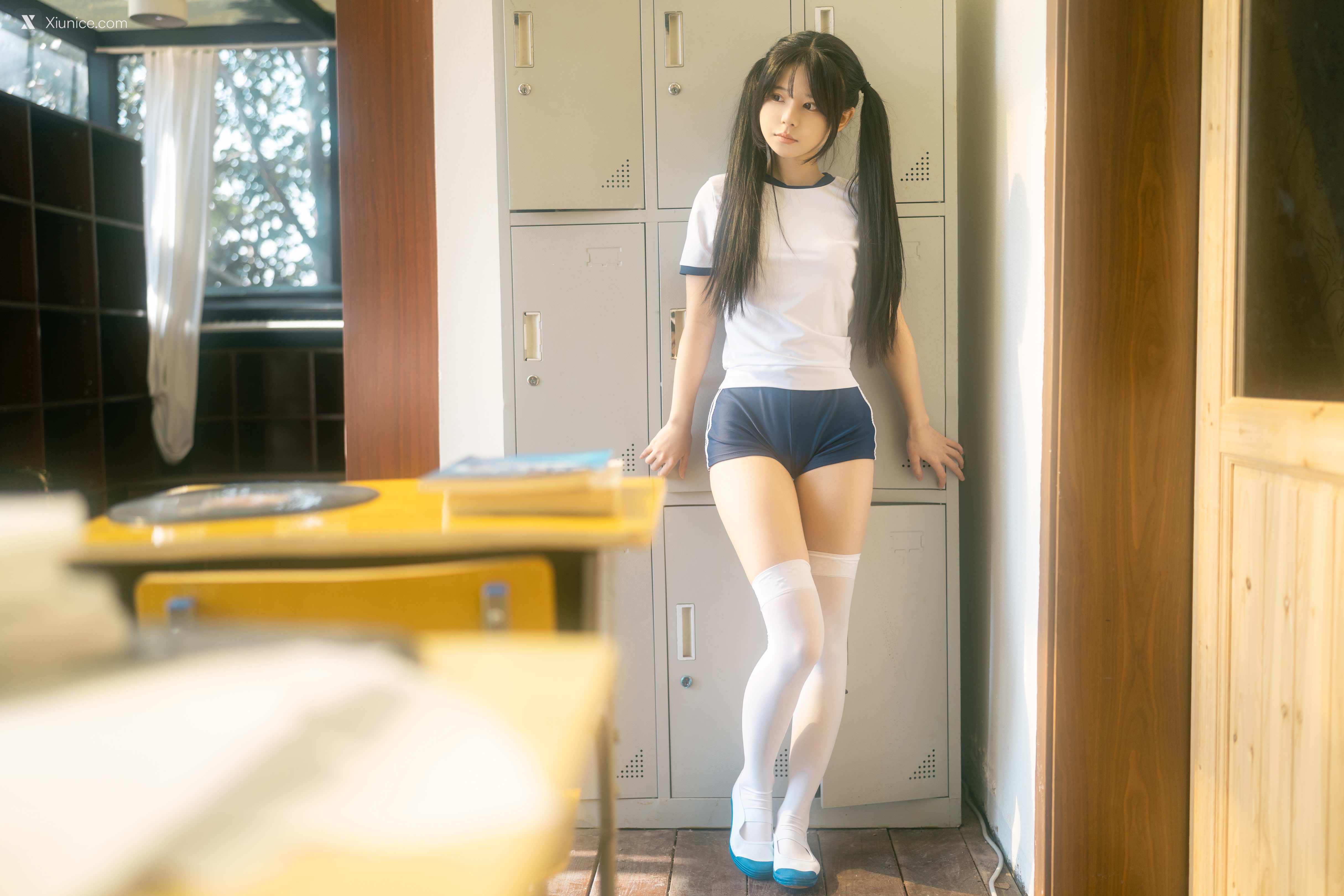 Rua阮阮 春の更衣室 体操服 47