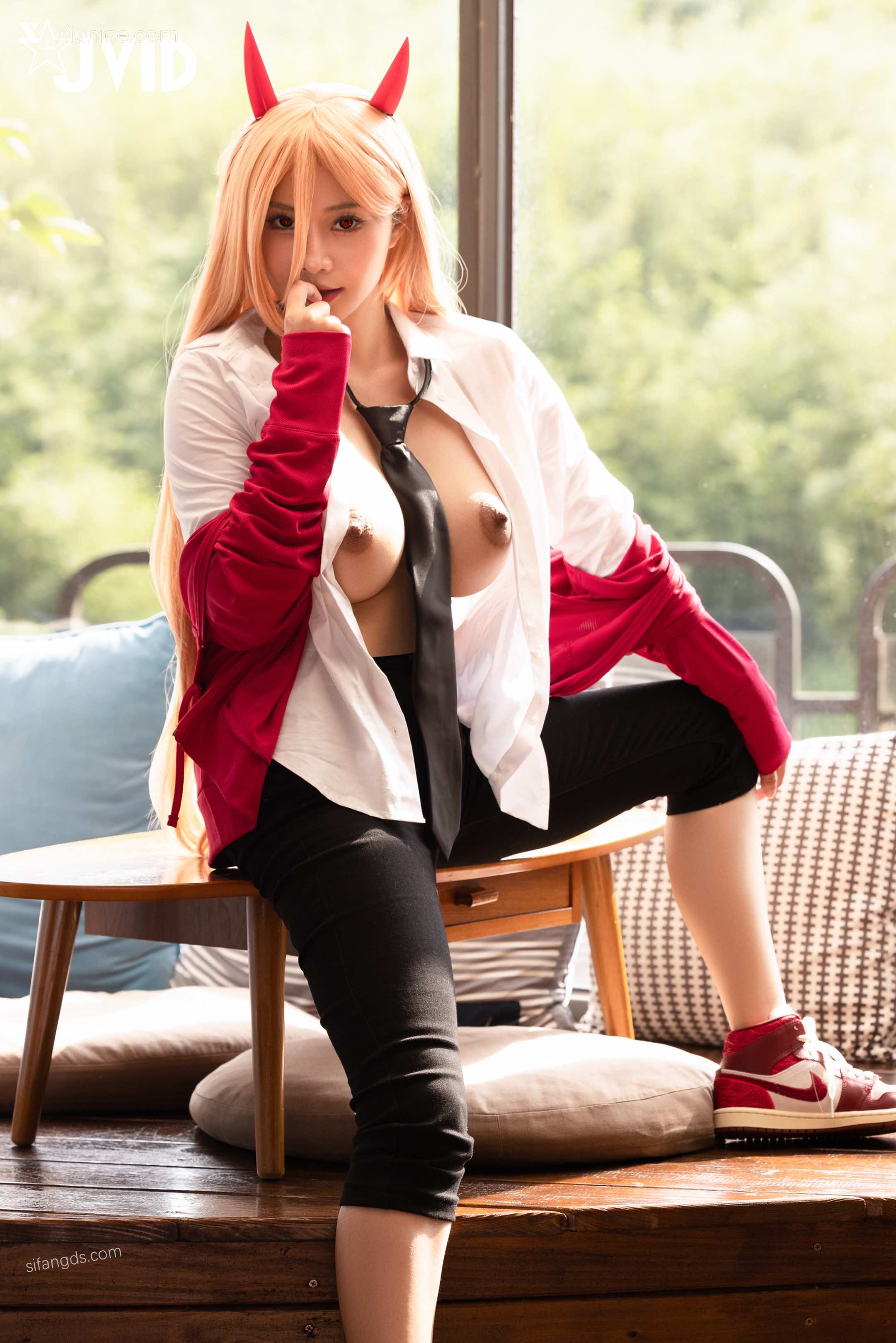 JVID Lele 樂樂 鏈鋸人惡魔帕瓦狂氣豪乳完整版這奶子真是大刺激 18