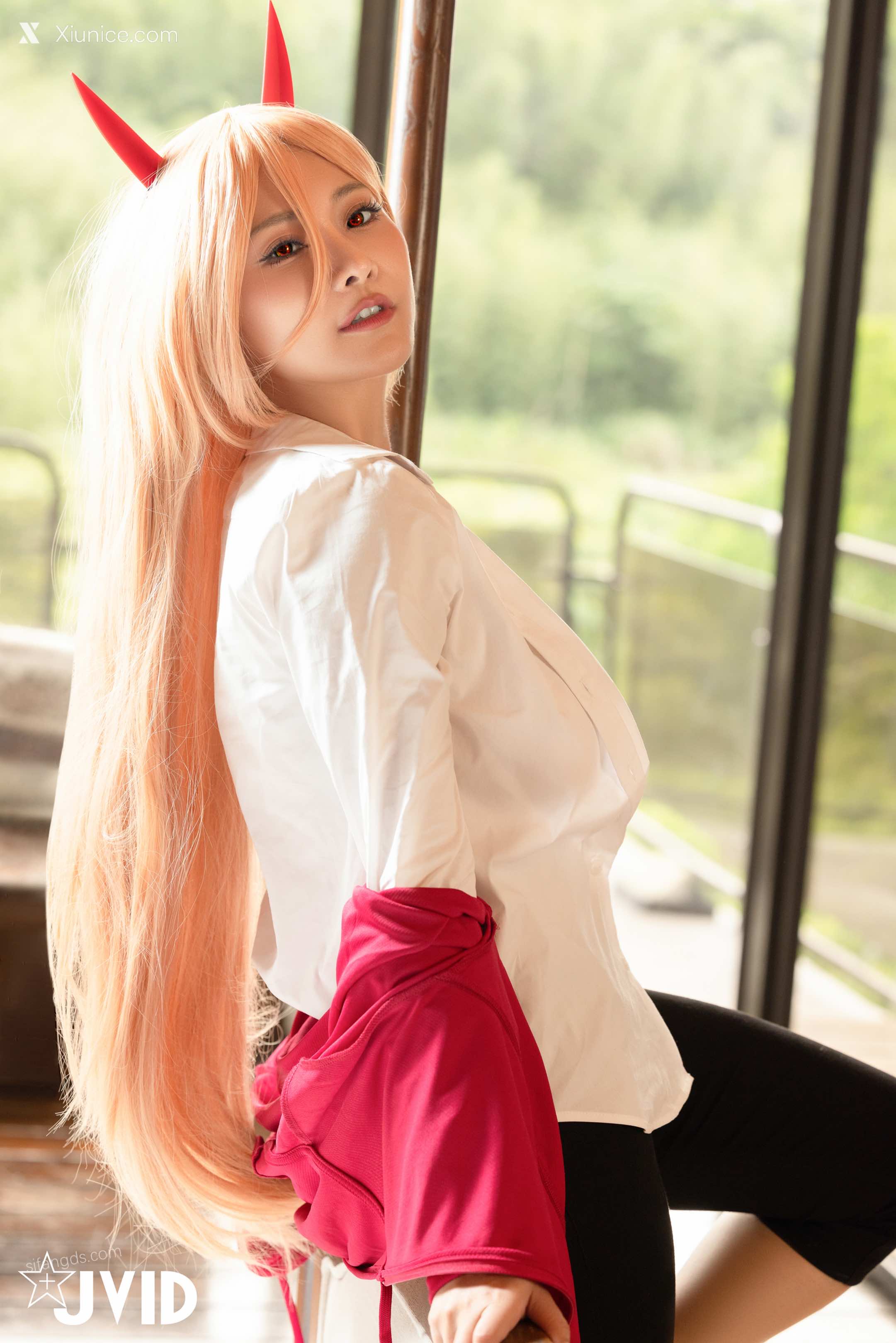 JVID Lele 樂樂 鏈鋸人惡魔帕瓦狂氣豪乳完整版這奶子真是大刺激 24