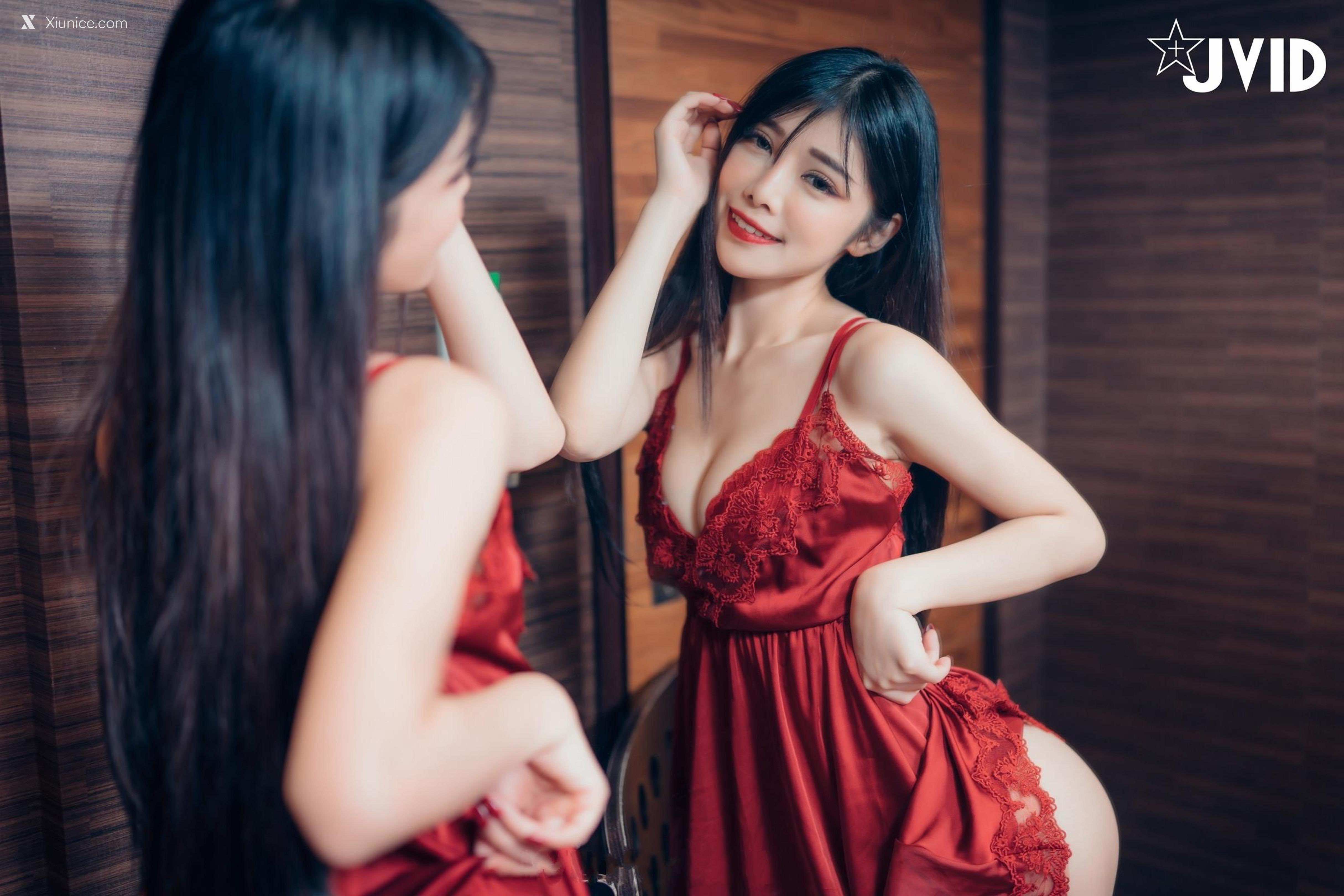 JVID Linda 青春的最后一本写真 琳达女神的红色诱惑 10