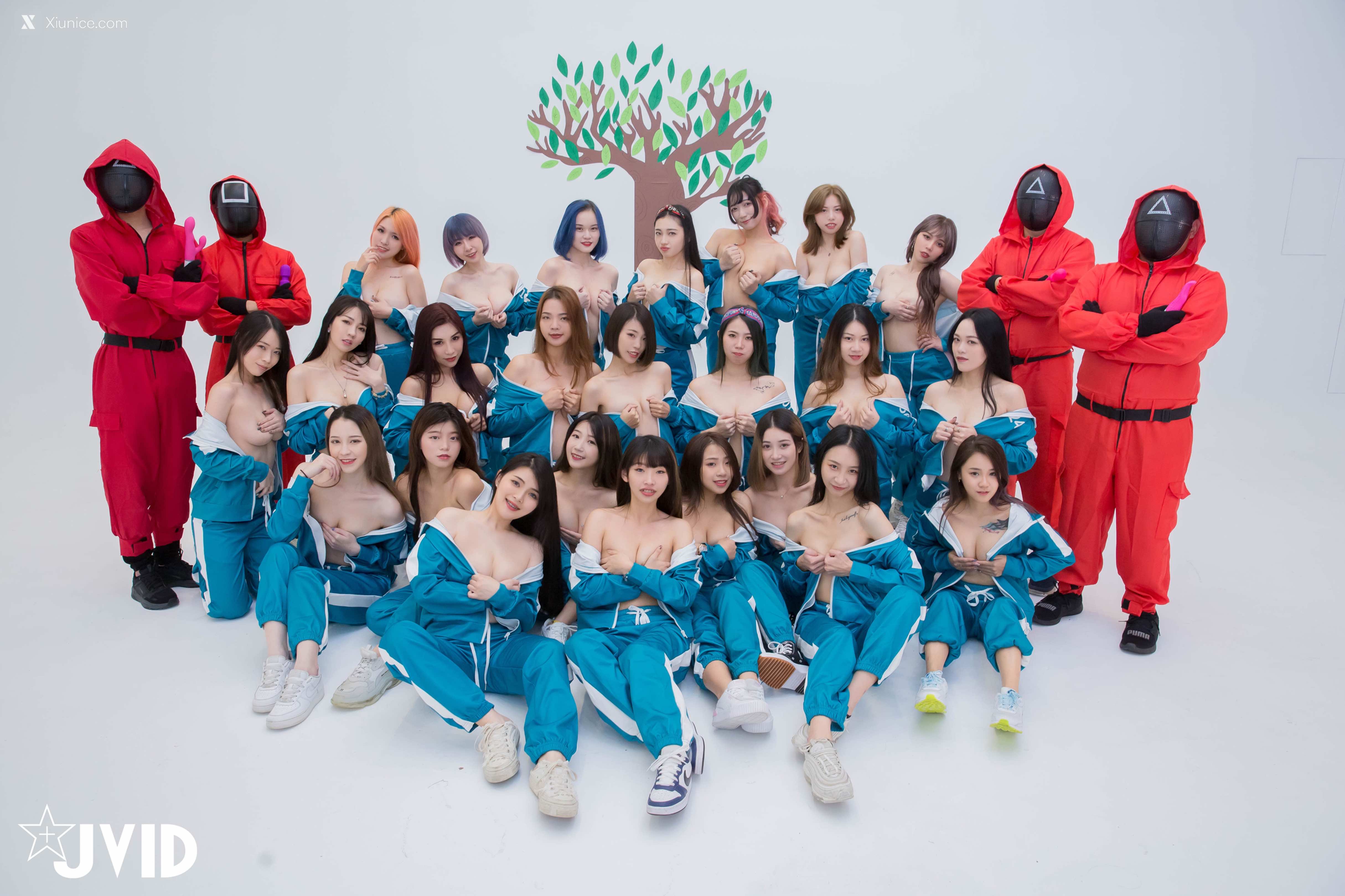 肉包Mini & 黎菲兒 & 飛利 & 舒兒 & 白熙雨 & 夏宇奈 & 韓棠 2021絕對最強感謝祭企劃.24人性愛鮑魚遊戲 244