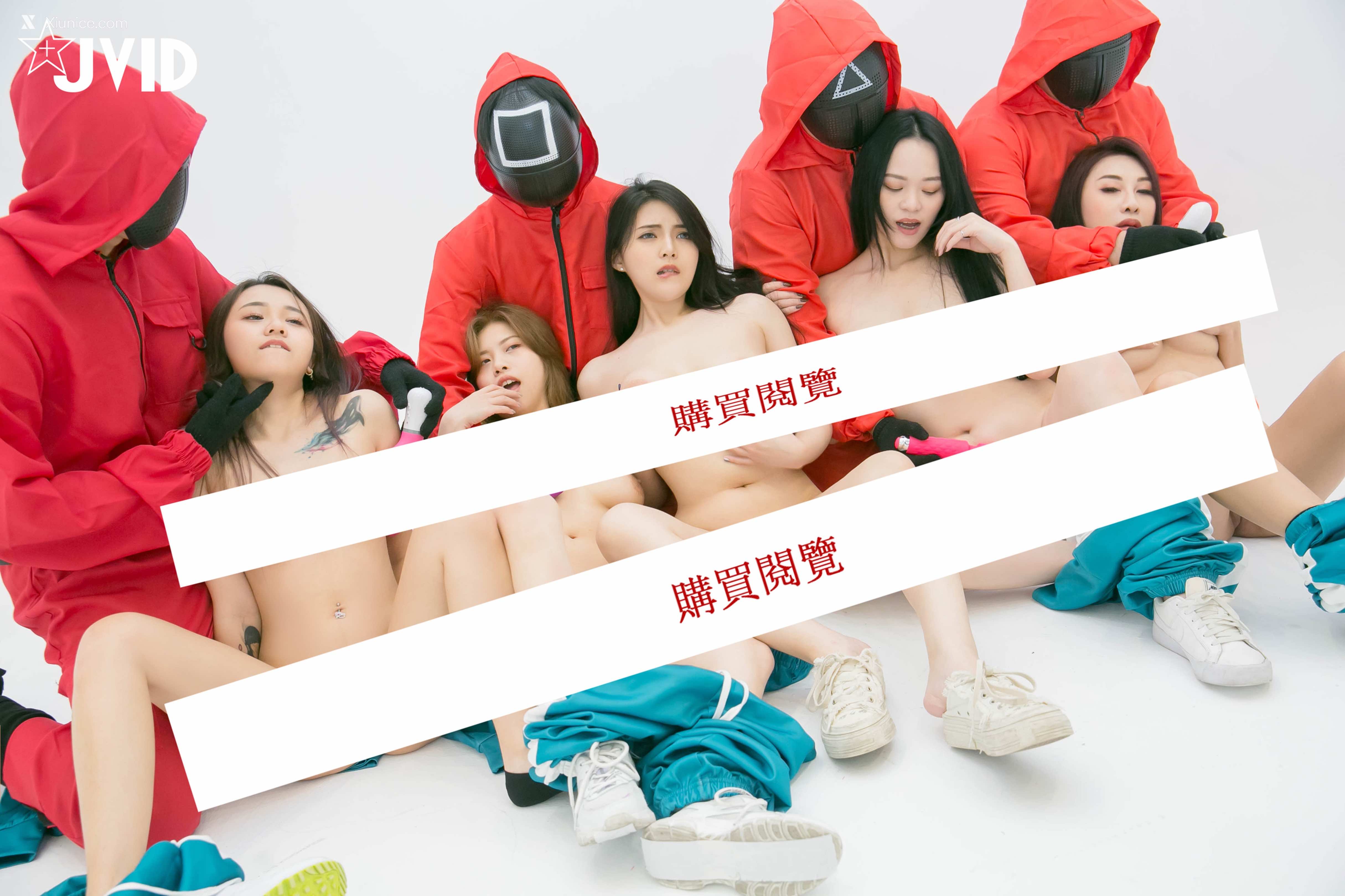 肉包Mini & 黎菲兒 & 飛利 & 舒兒 & 白熙雨 & 夏宇奈 & 韓棠 2021絕對最強感謝祭企劃.24人性愛鮑魚遊戲 34