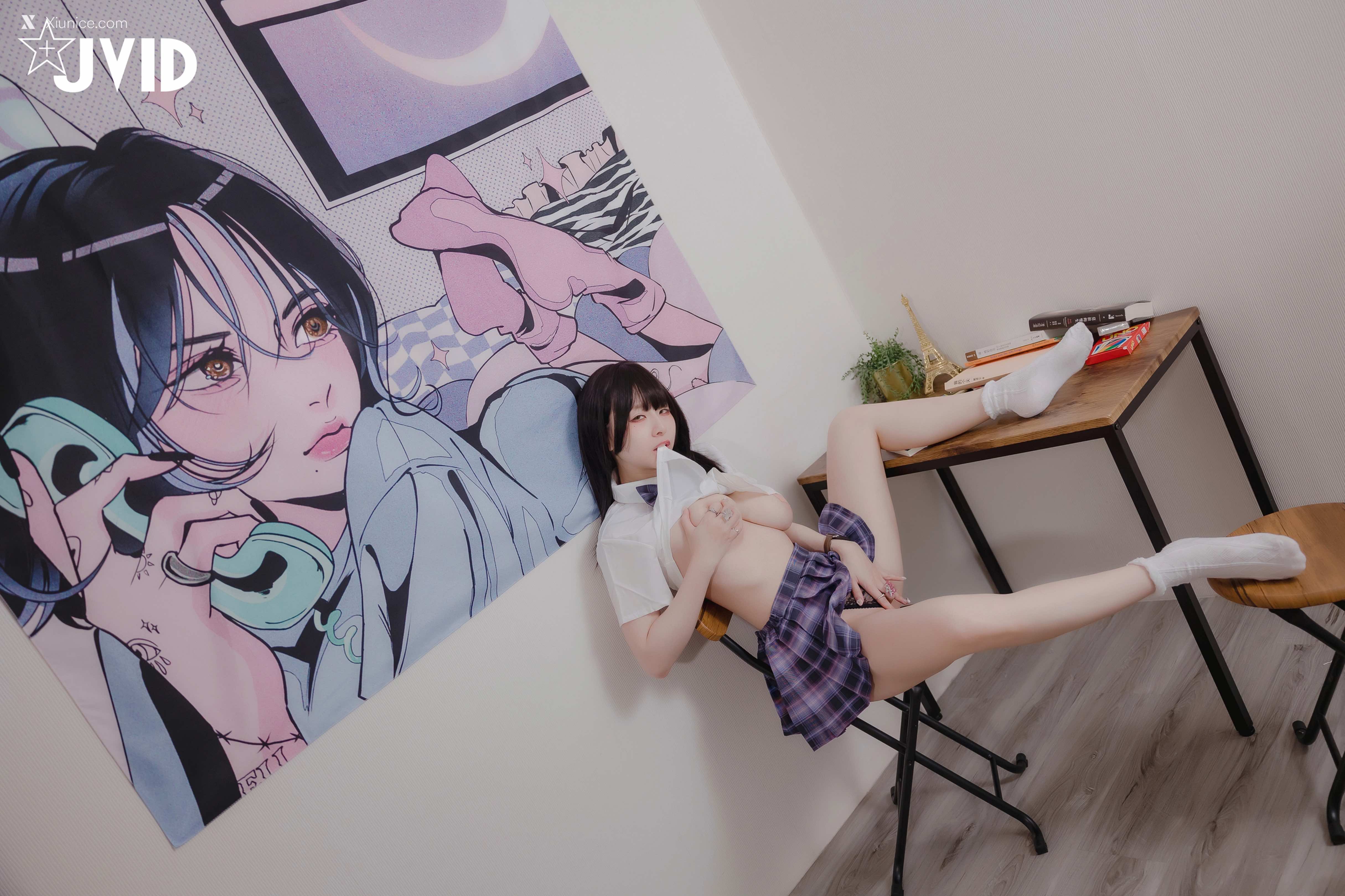 黎菲兒 超狂真實32Icup學妹 看色色漫畫難解性慾 青春期少女情慾初開 邀約學長打電動互尬沒想到擦槍走火變成打炮切磋 27