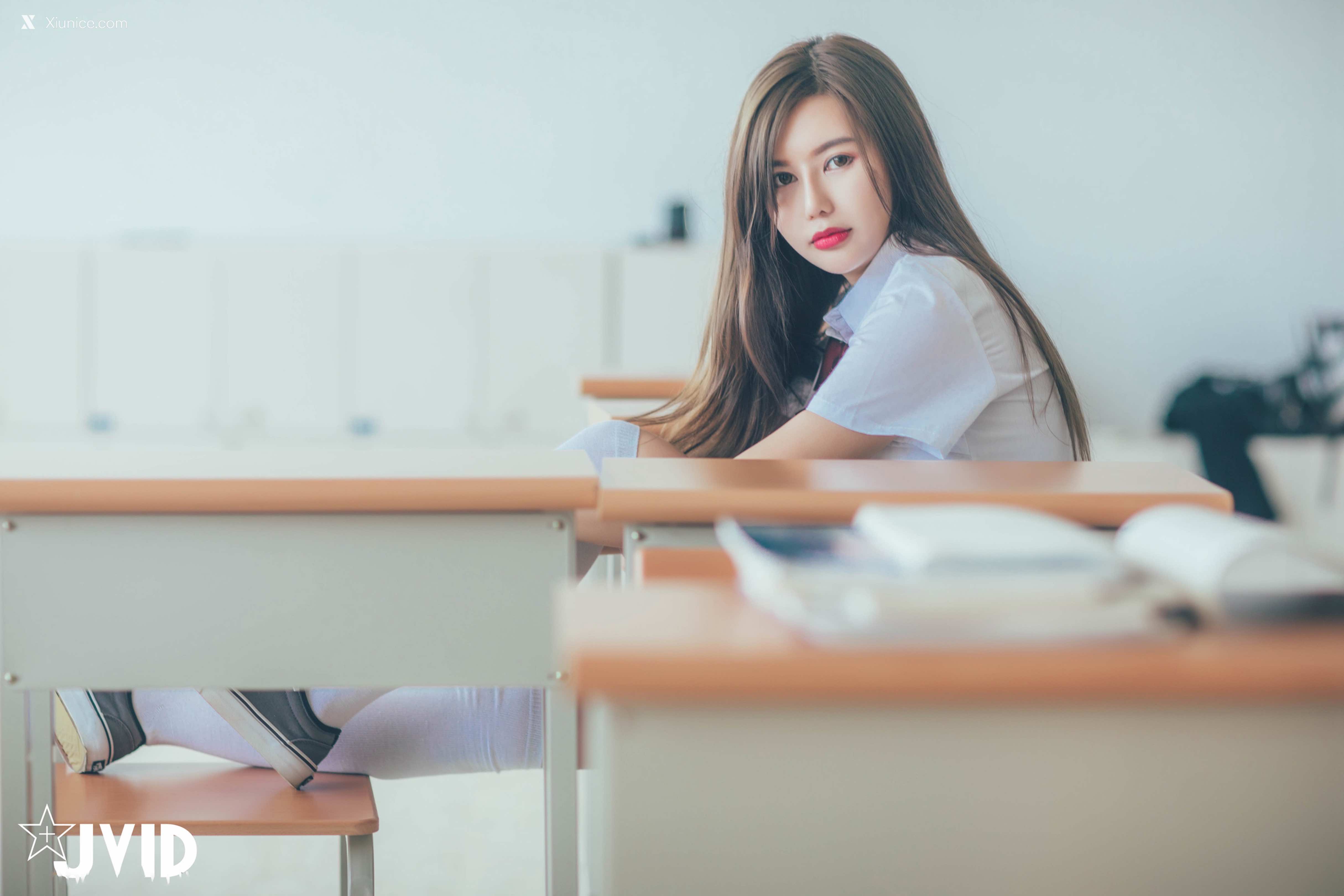 JVID 木木森 直擊教室没人 放課後特别授課，美巨乳の健康教育 全裸性感誘惑102