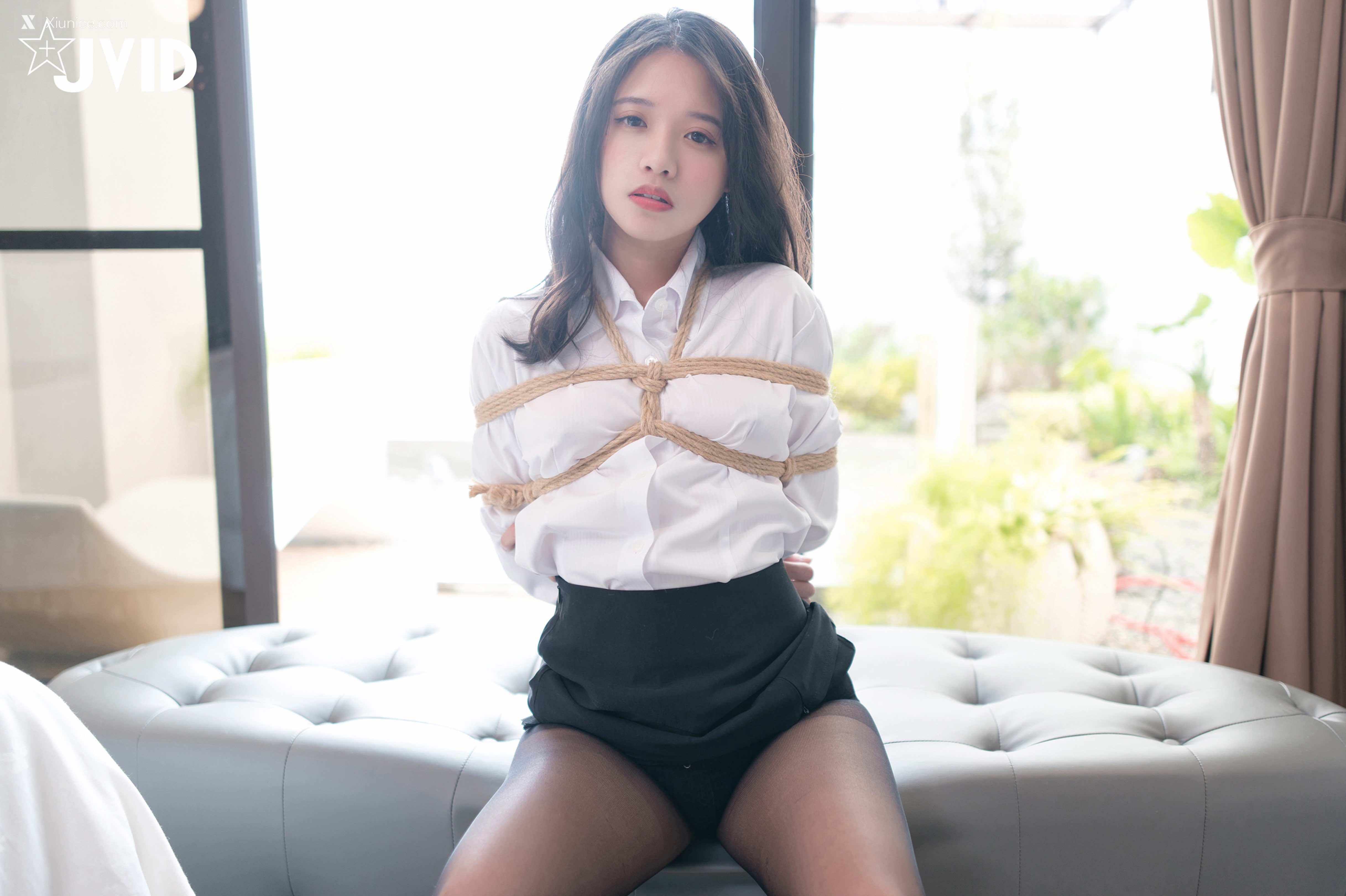 加加喵 Jamie 👩🏻‍💼👩🏻‍💼繩縛助理の面試調教!!! 開腿緊縛の強制潮吹💦💦💦 36
