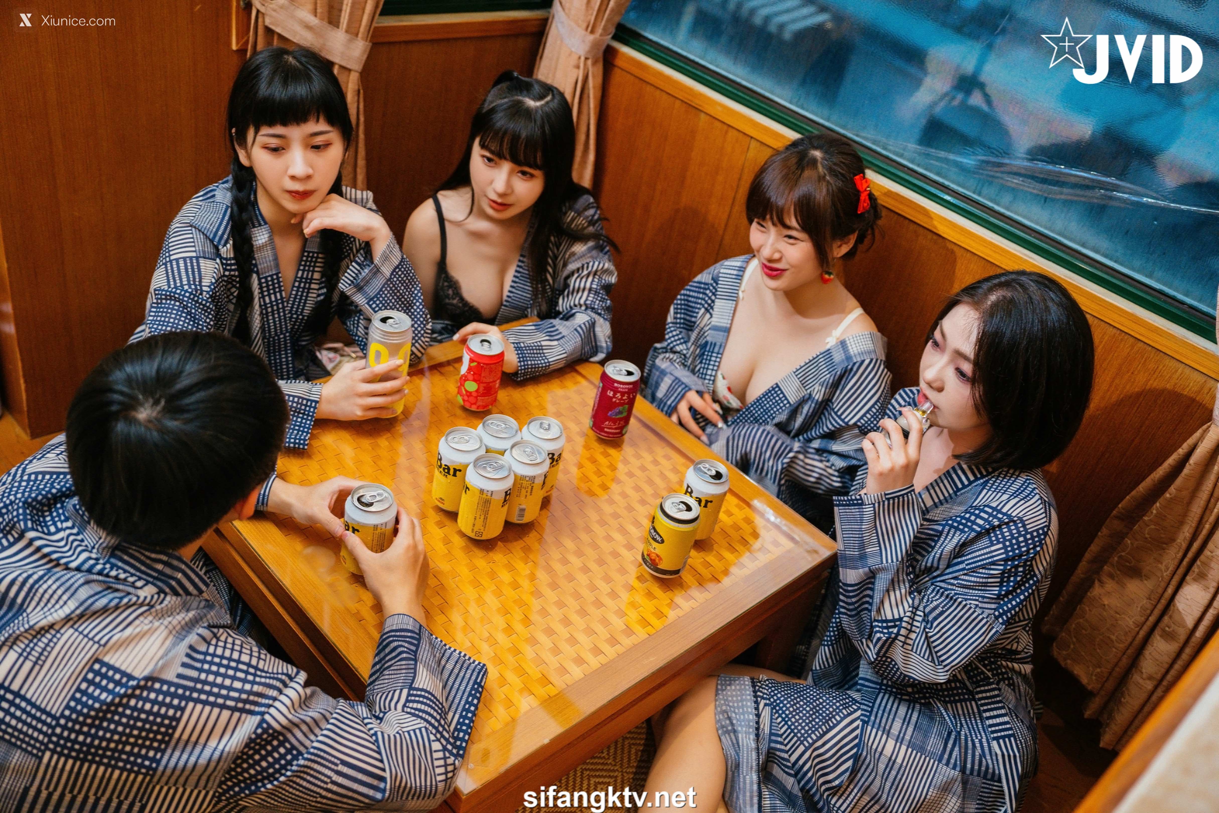 婕咪 Juice & 雅捷 & 月台尼Tiny & 茶理 酒醉的瘋狂做愛快樂之夜 1