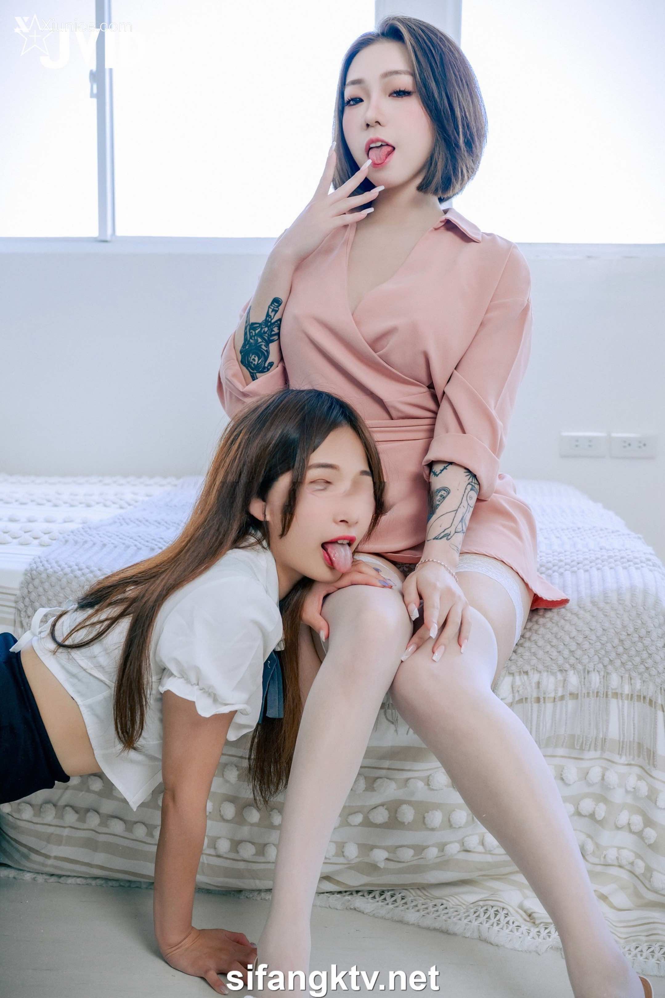 婕咪 Juice & 雅捷 飢渴姊妹雅捷 X 婕咪用時間停止器侵犯維修工人 沒榨乾是不會停的 104