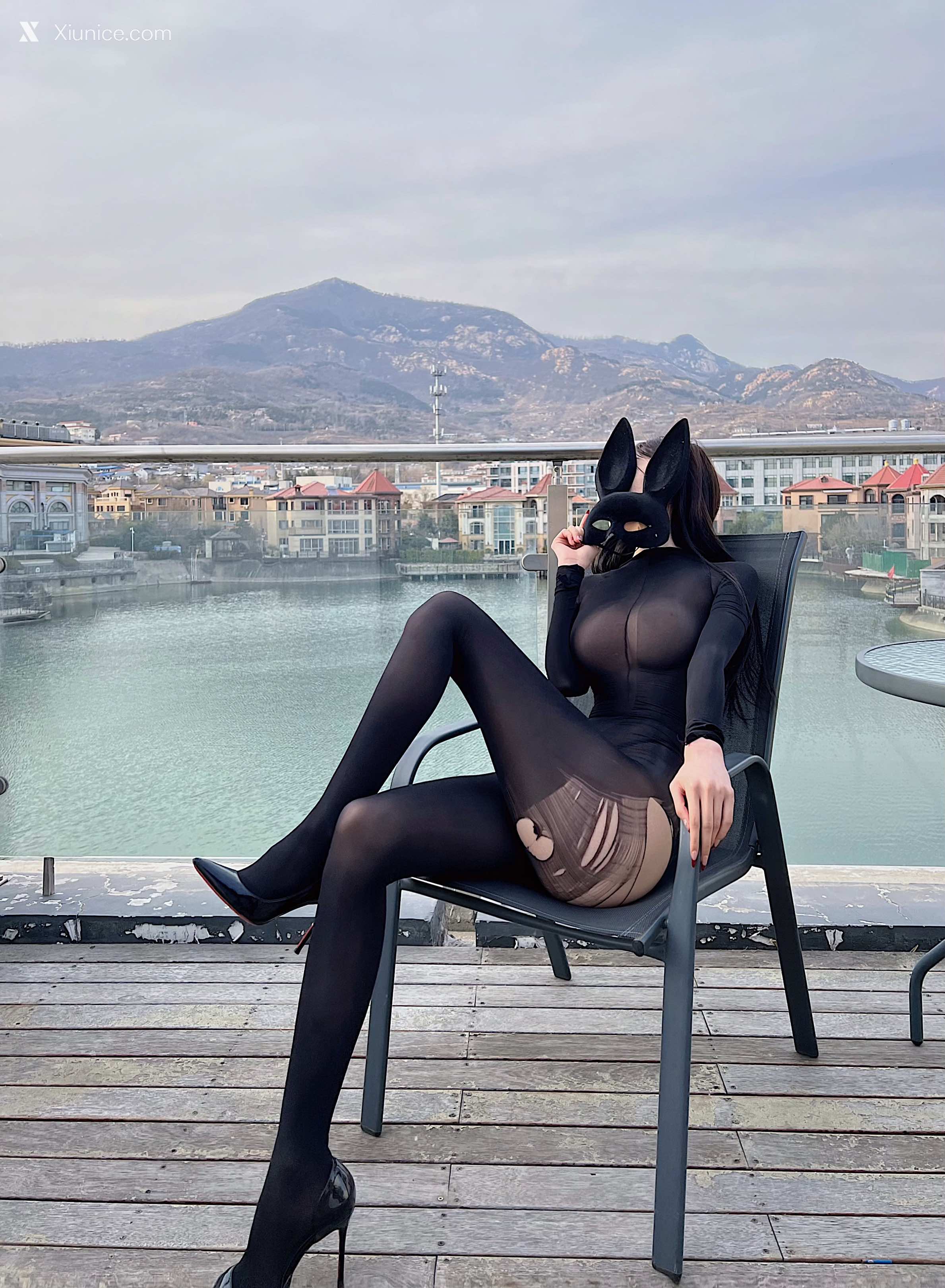 脸红Dearie 户外怼拍 1