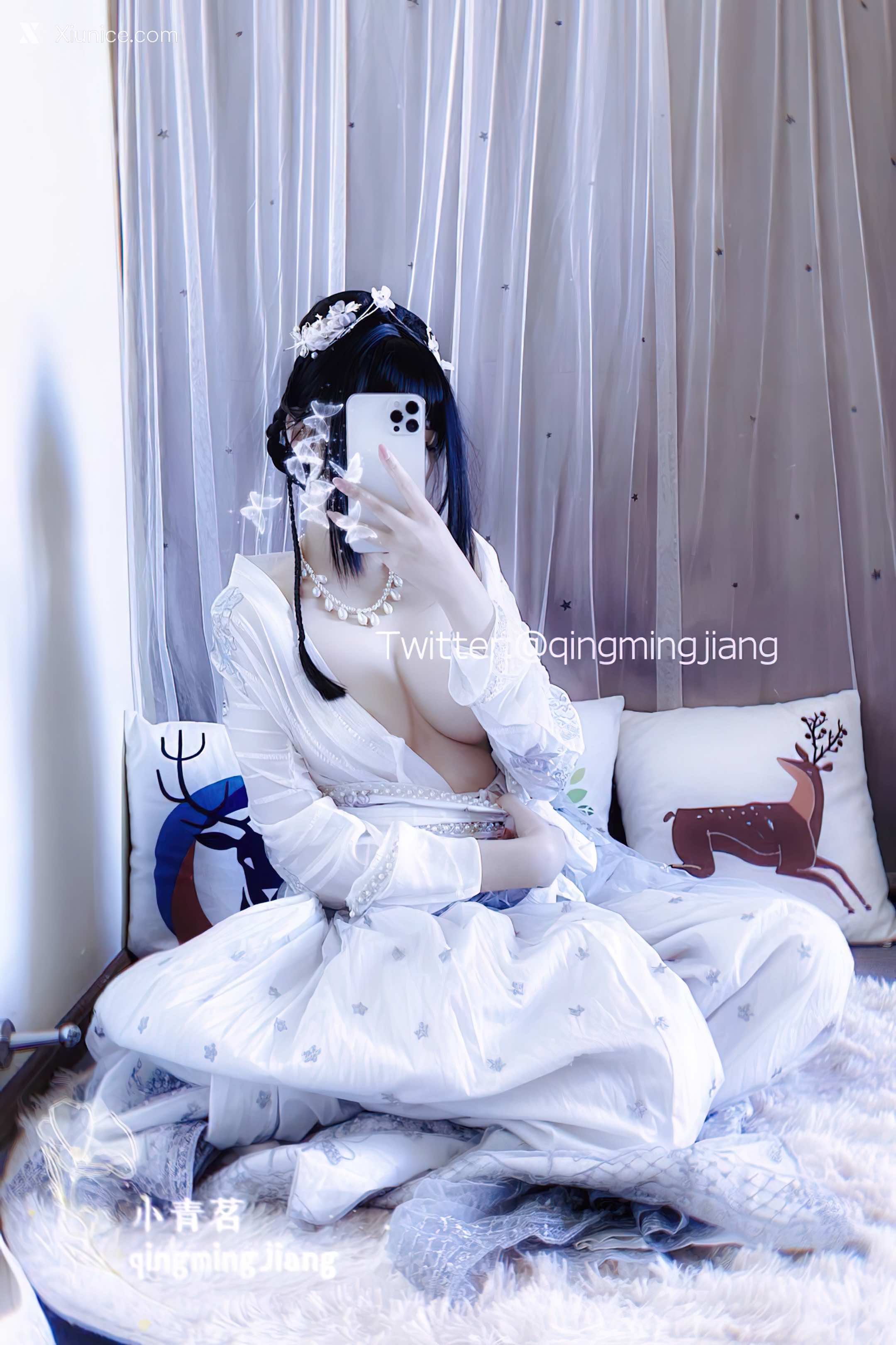 小青茗 唯美唐装古风下的美妙胴体12