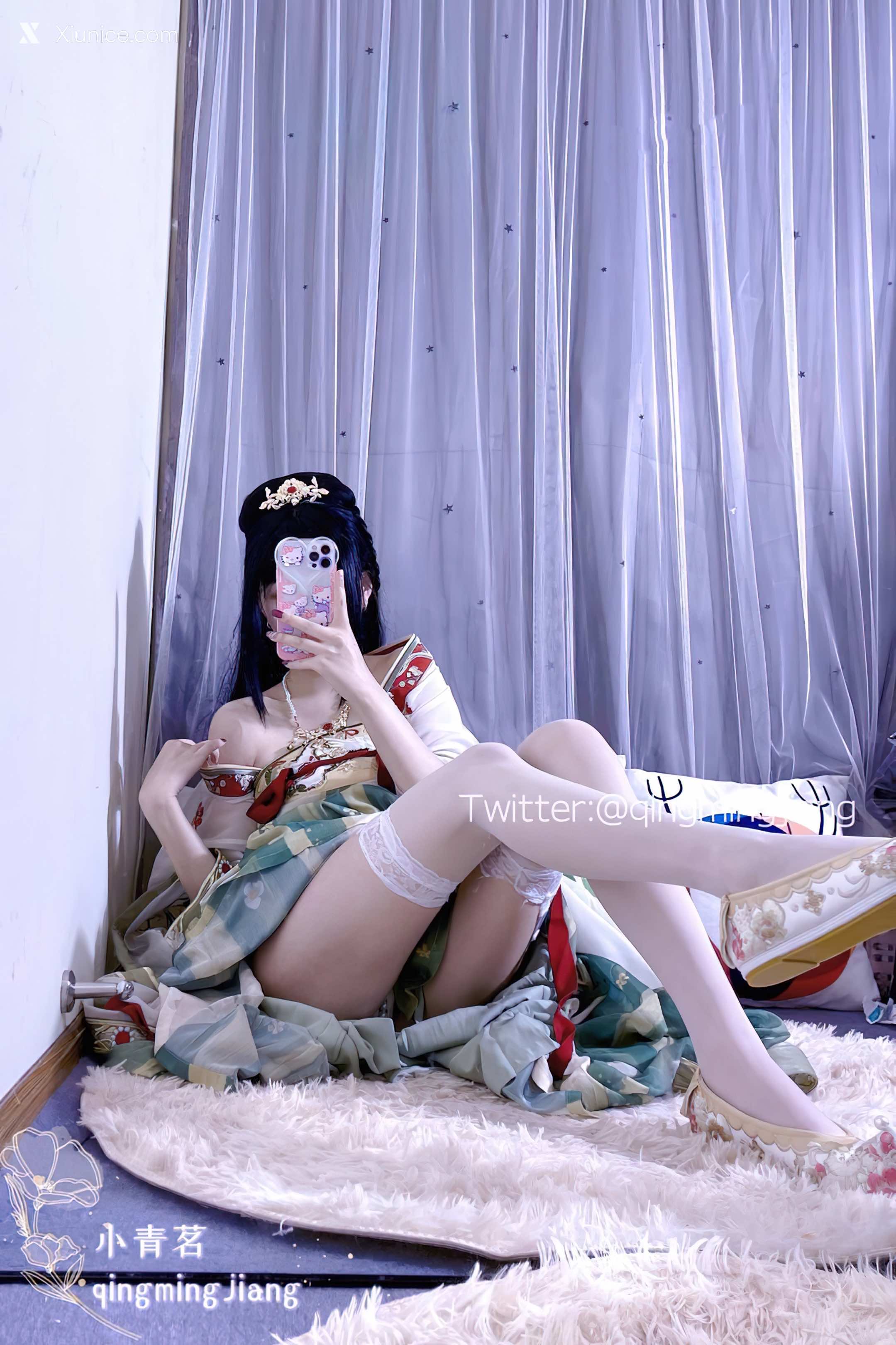 小青茗 唯美唐装古风下的美妙胴体15