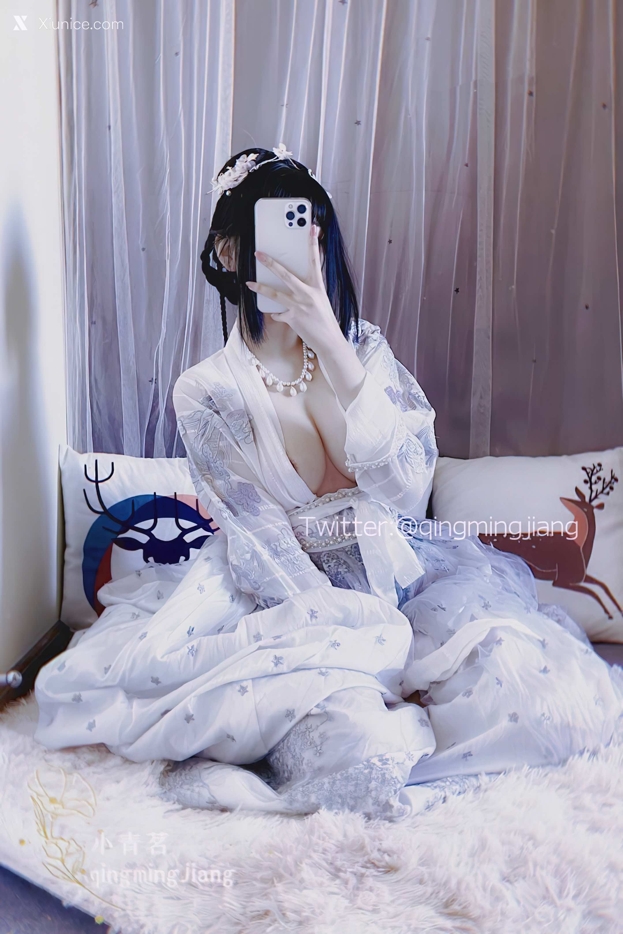 小青茗 唯美唐装古风下的美妙胴体19