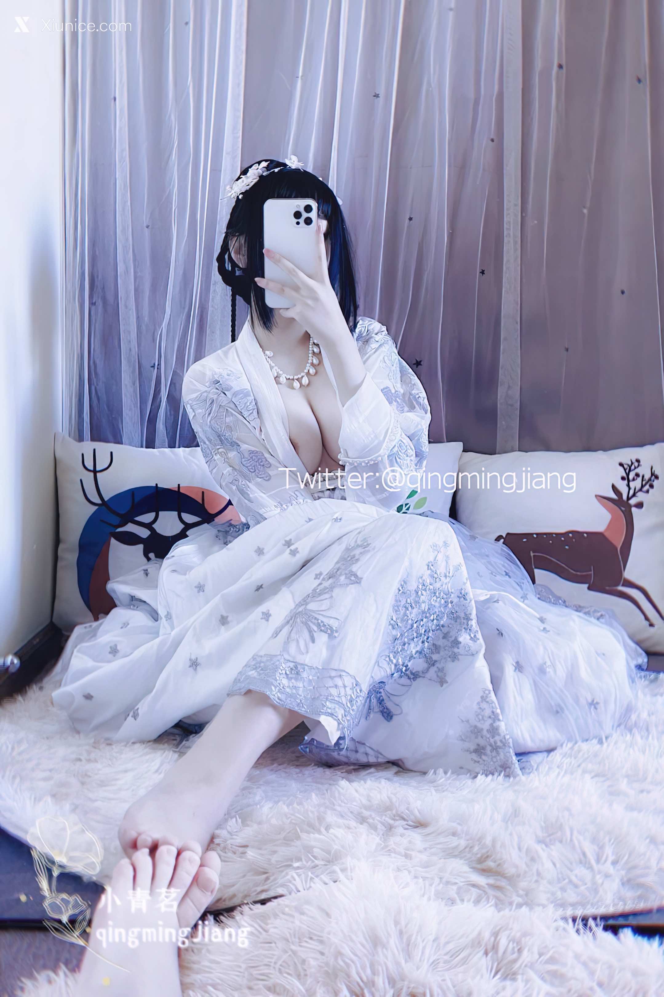 小青茗 唯美唐装古风下的美妙胴体22
