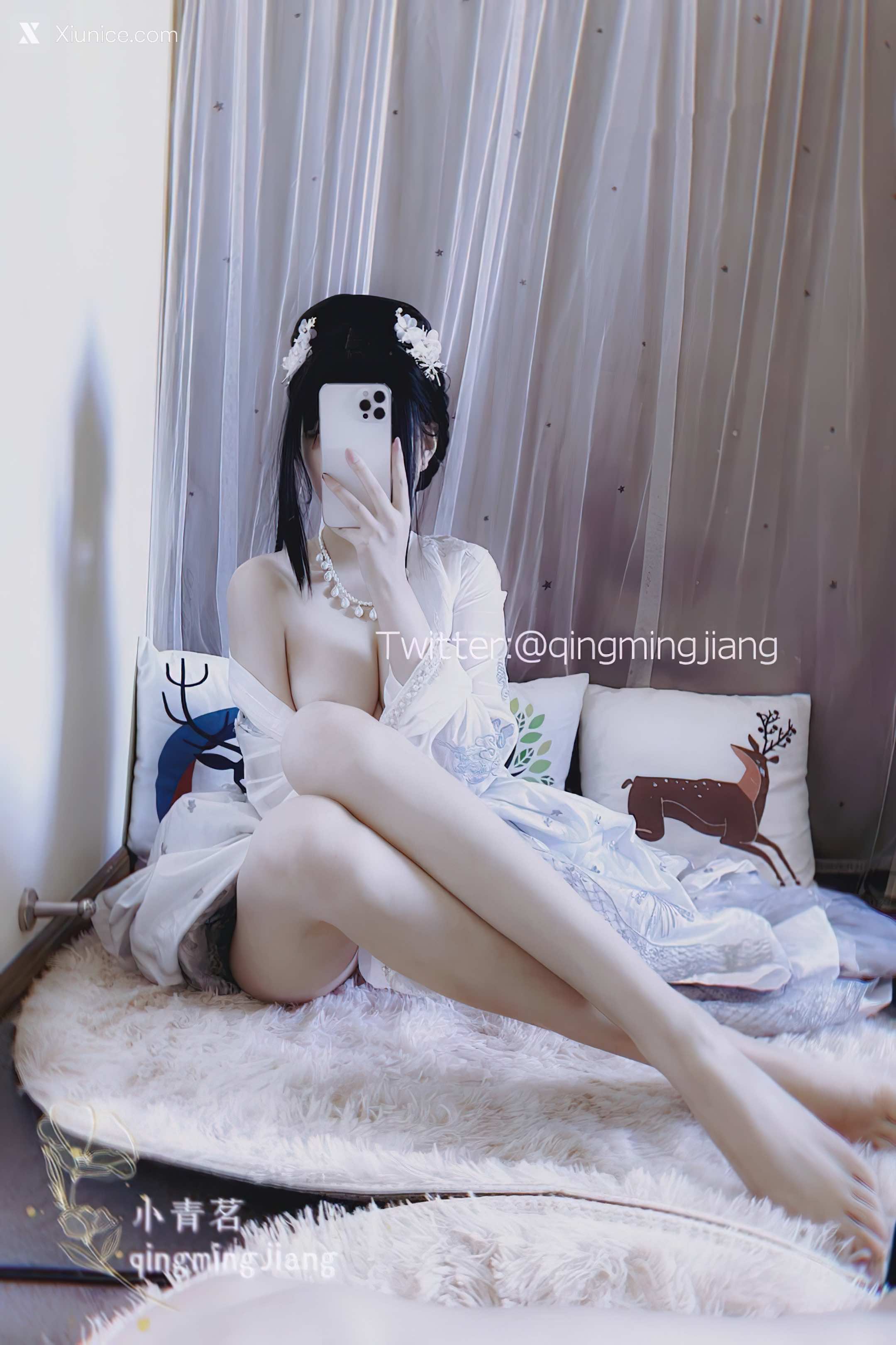 小青茗 唯美唐装古风下的美妙胴体25