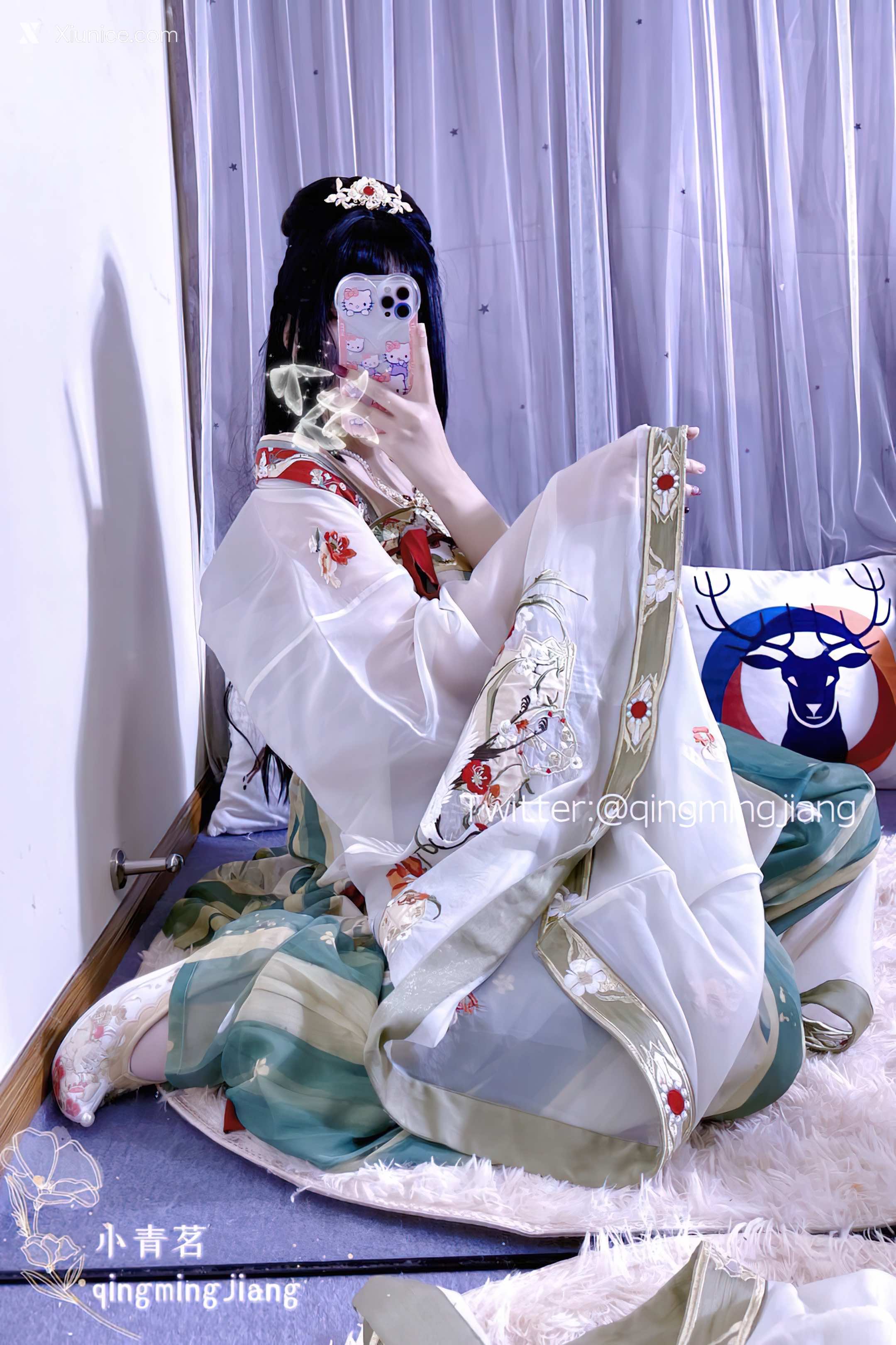 小青茗 唯美唐装古风下的美妙胴体31