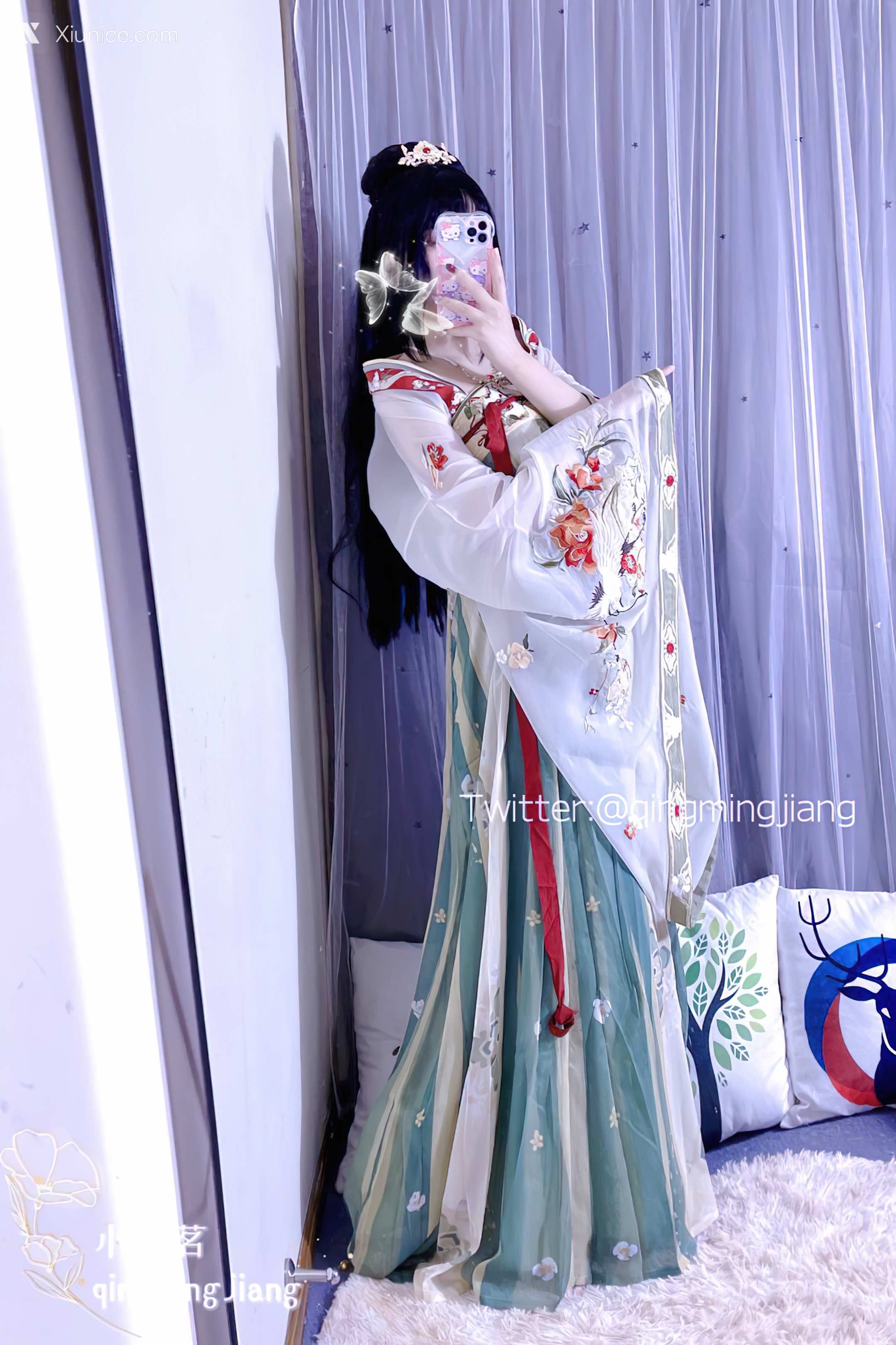 小青茗 唯美唐装古风下的美妙胴体33