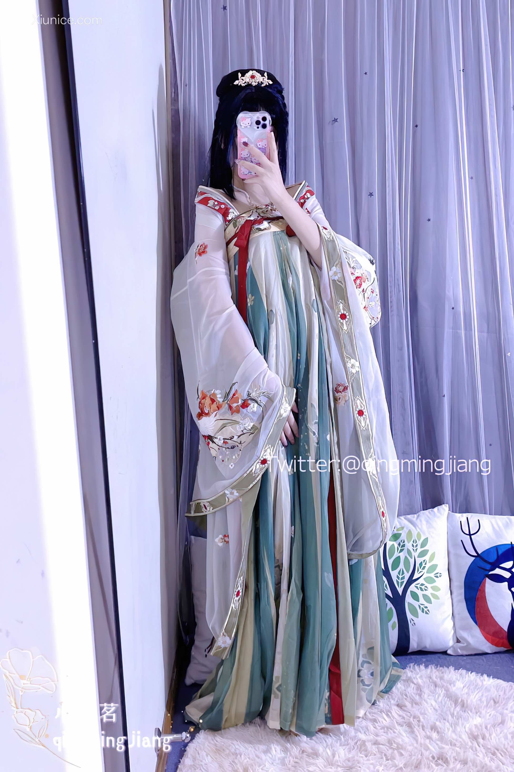 小青茗 唯美唐装古风下的美妙胴体39
