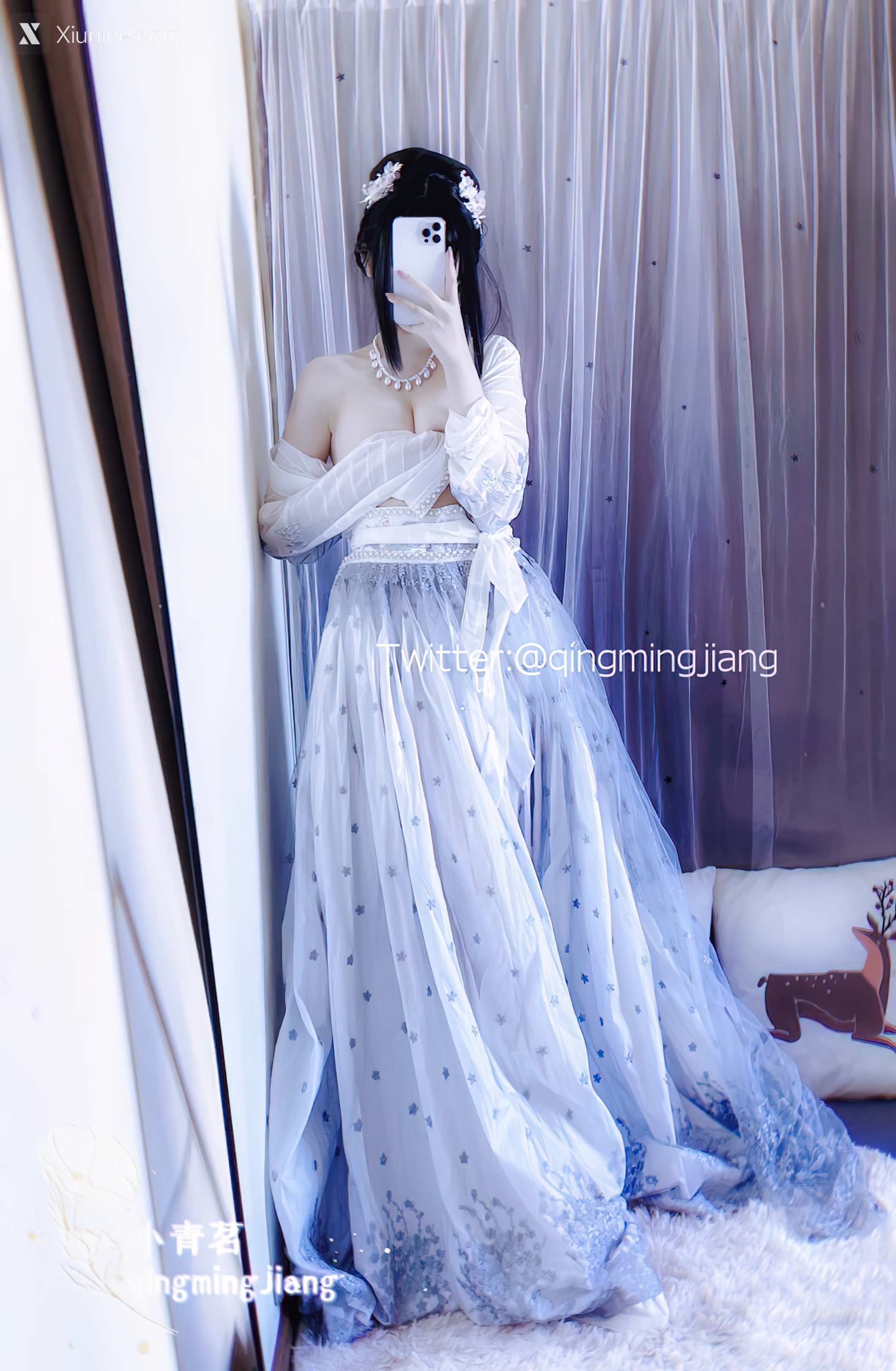 小青茗 唯美唐装古风下的美妙胴体46