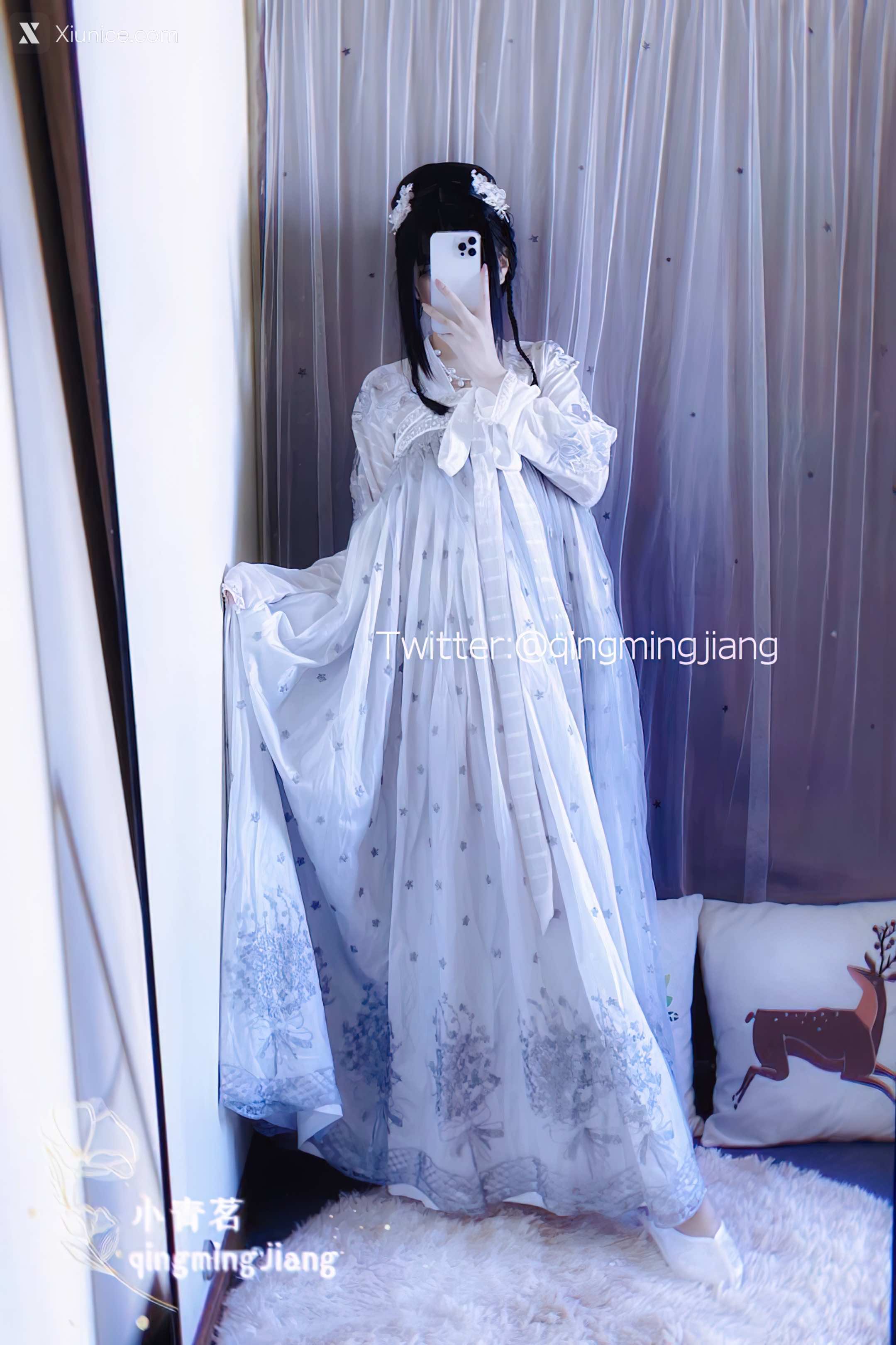 小青茗 唯美唐装古风下的美妙胴体47