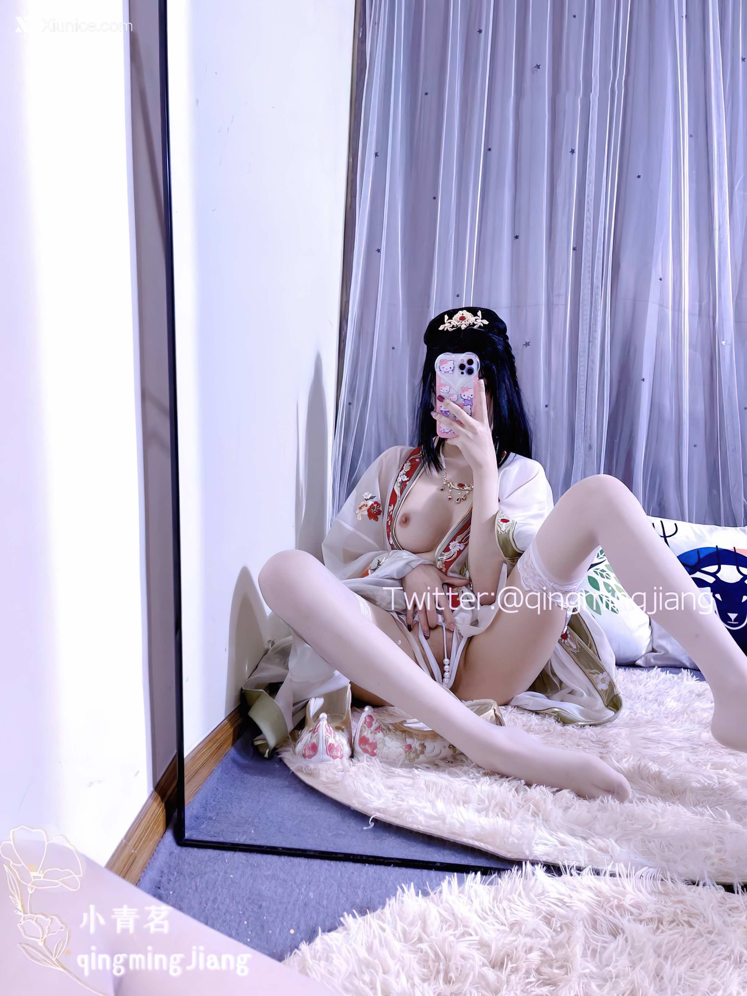 小青茗 唯美唐装古风下的美妙胴体7
