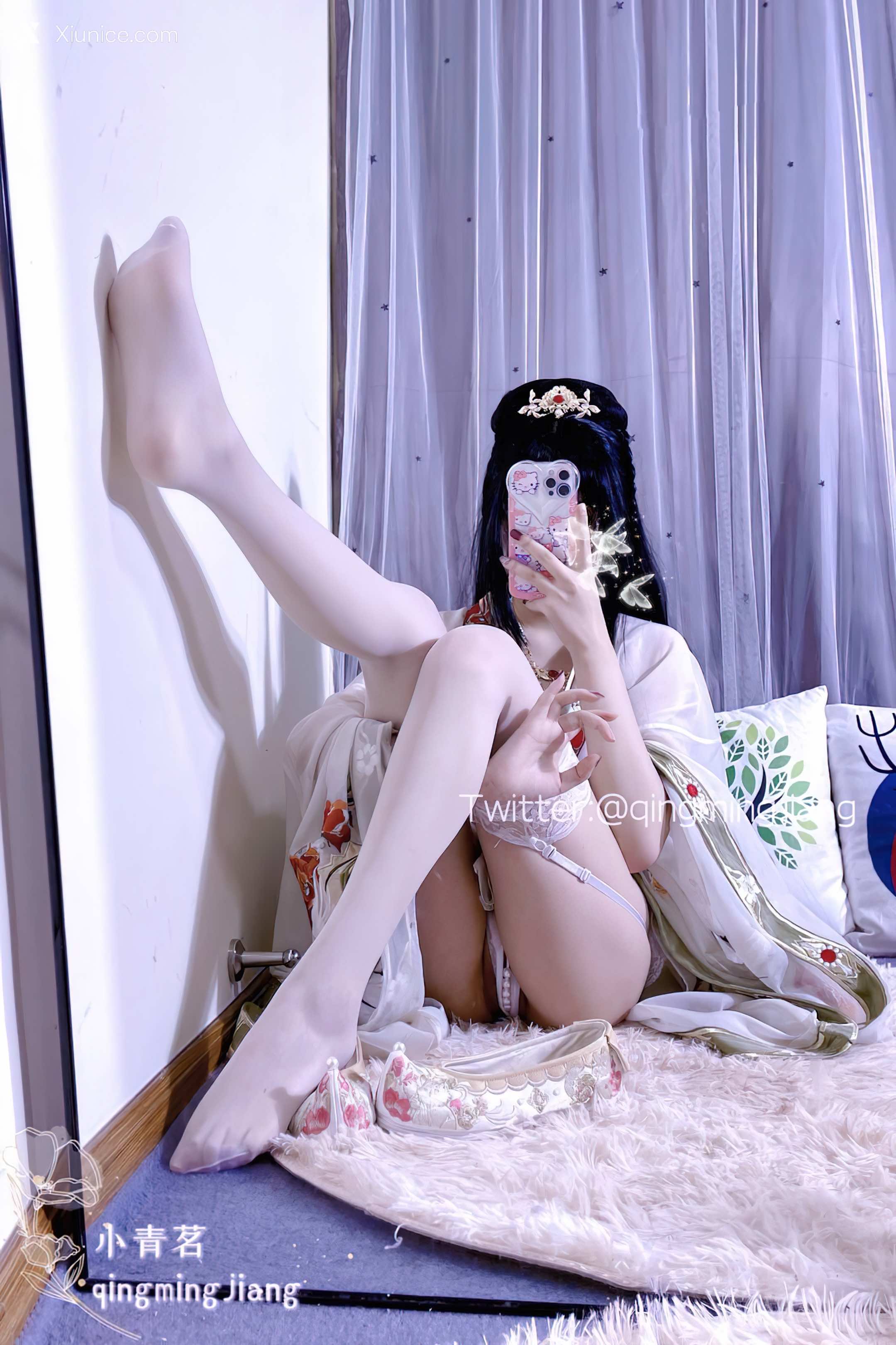 小青茗 唯美唐装古风下的美妙胴体8