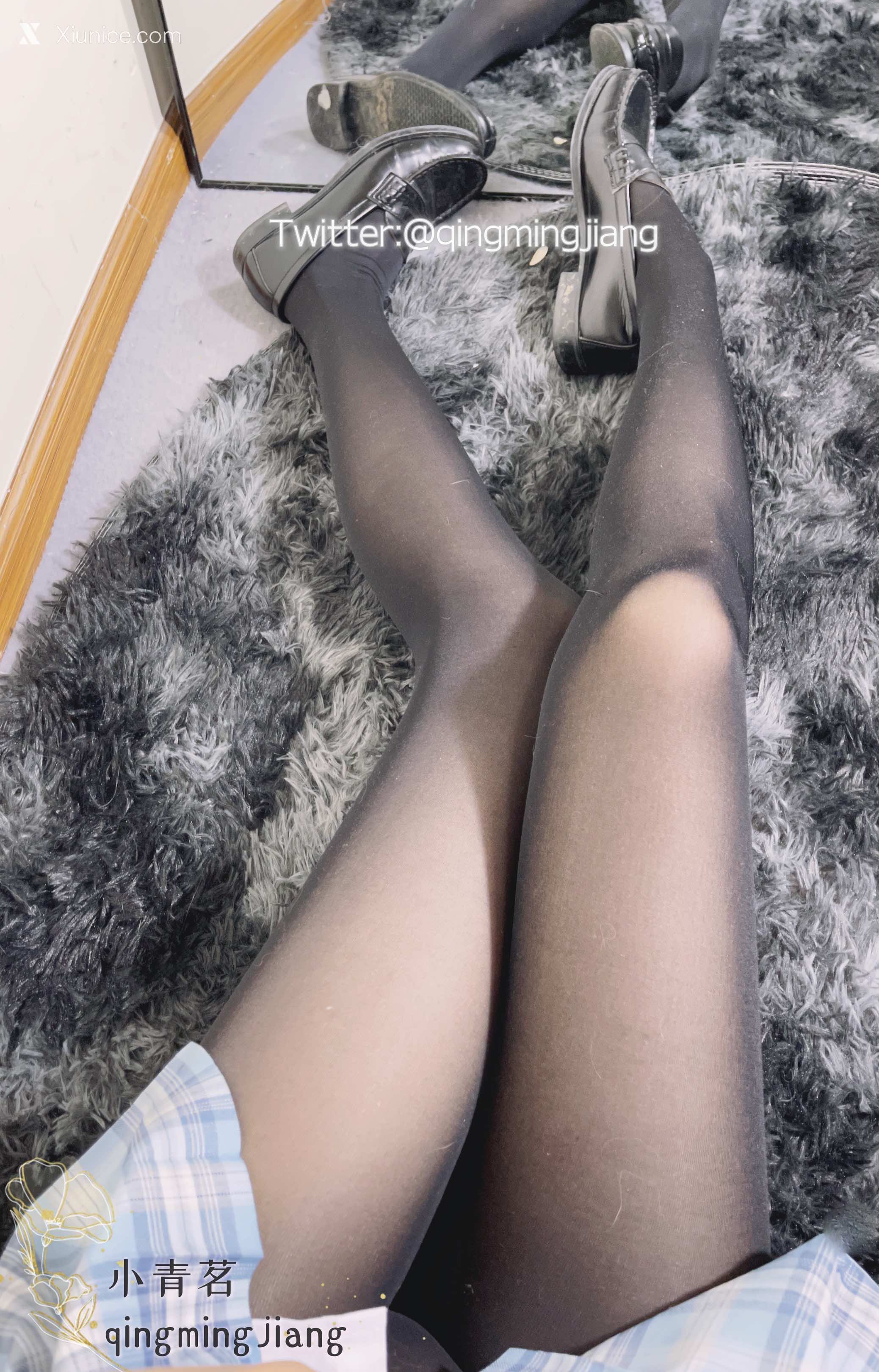 小青茗 蓝色JK学姐24