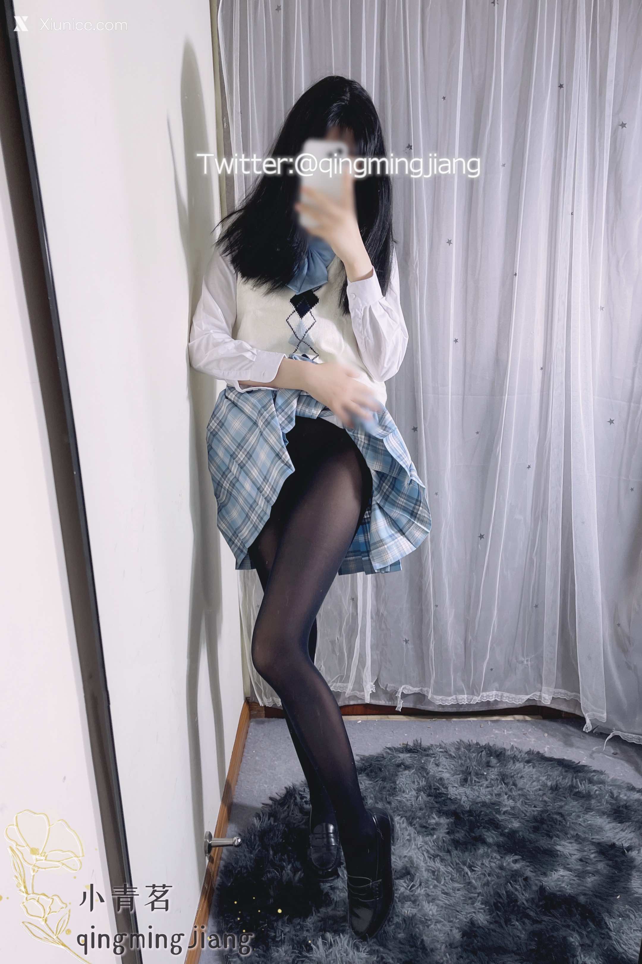小青茗 蓝色JK学姐27
