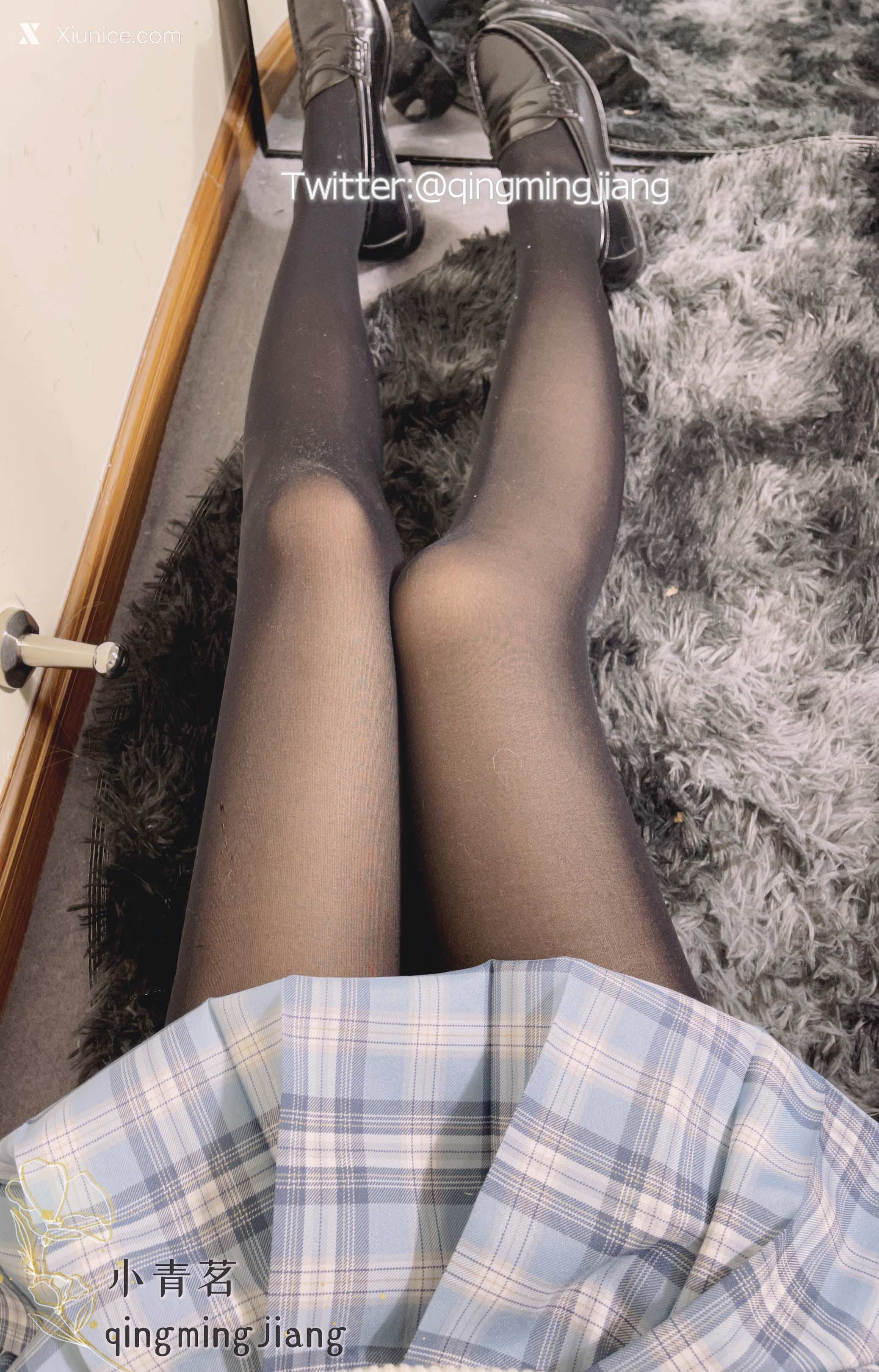 小青茗 蓝色JK学姐30