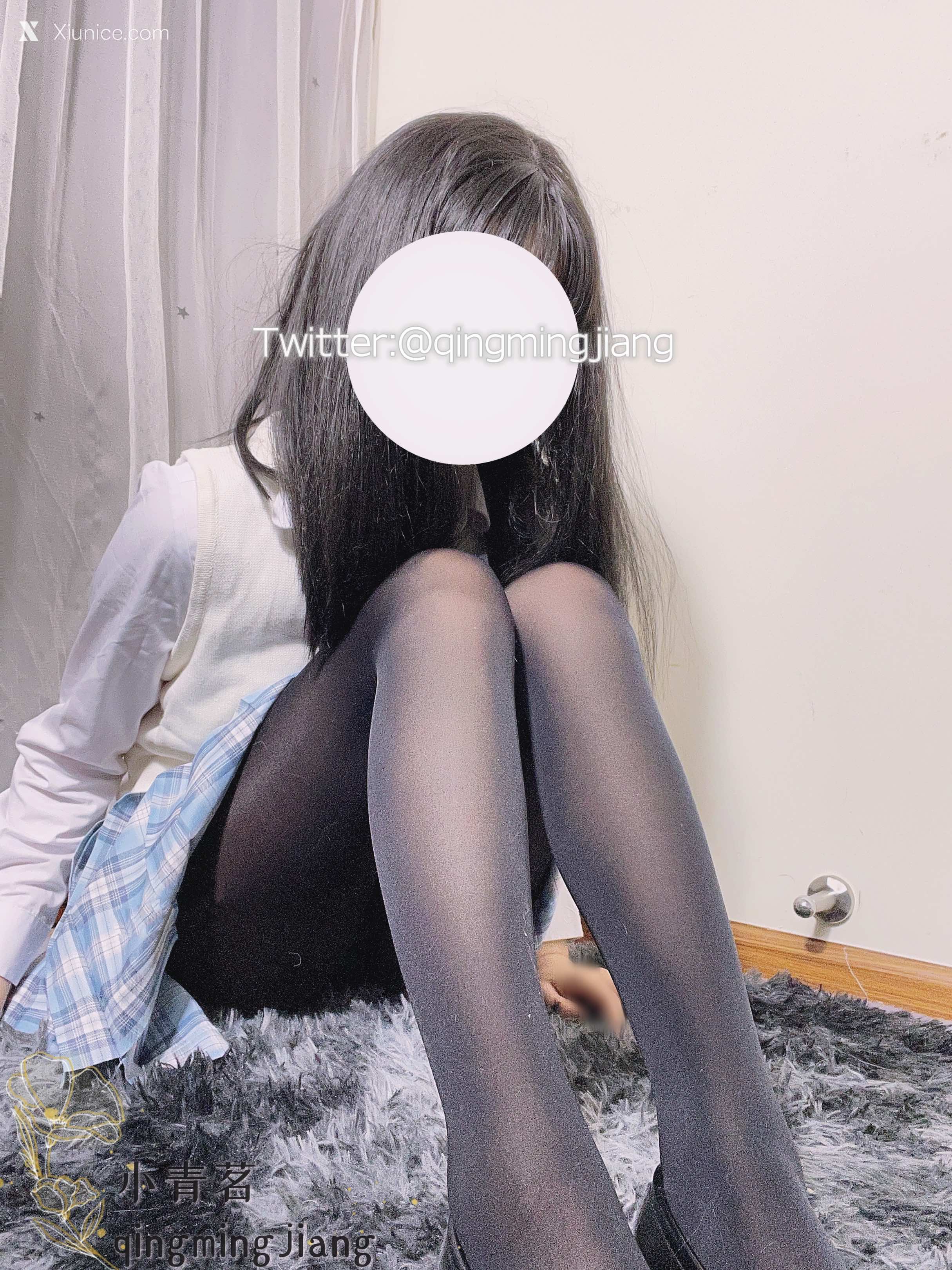 小青茗 蓝色JK学姐32