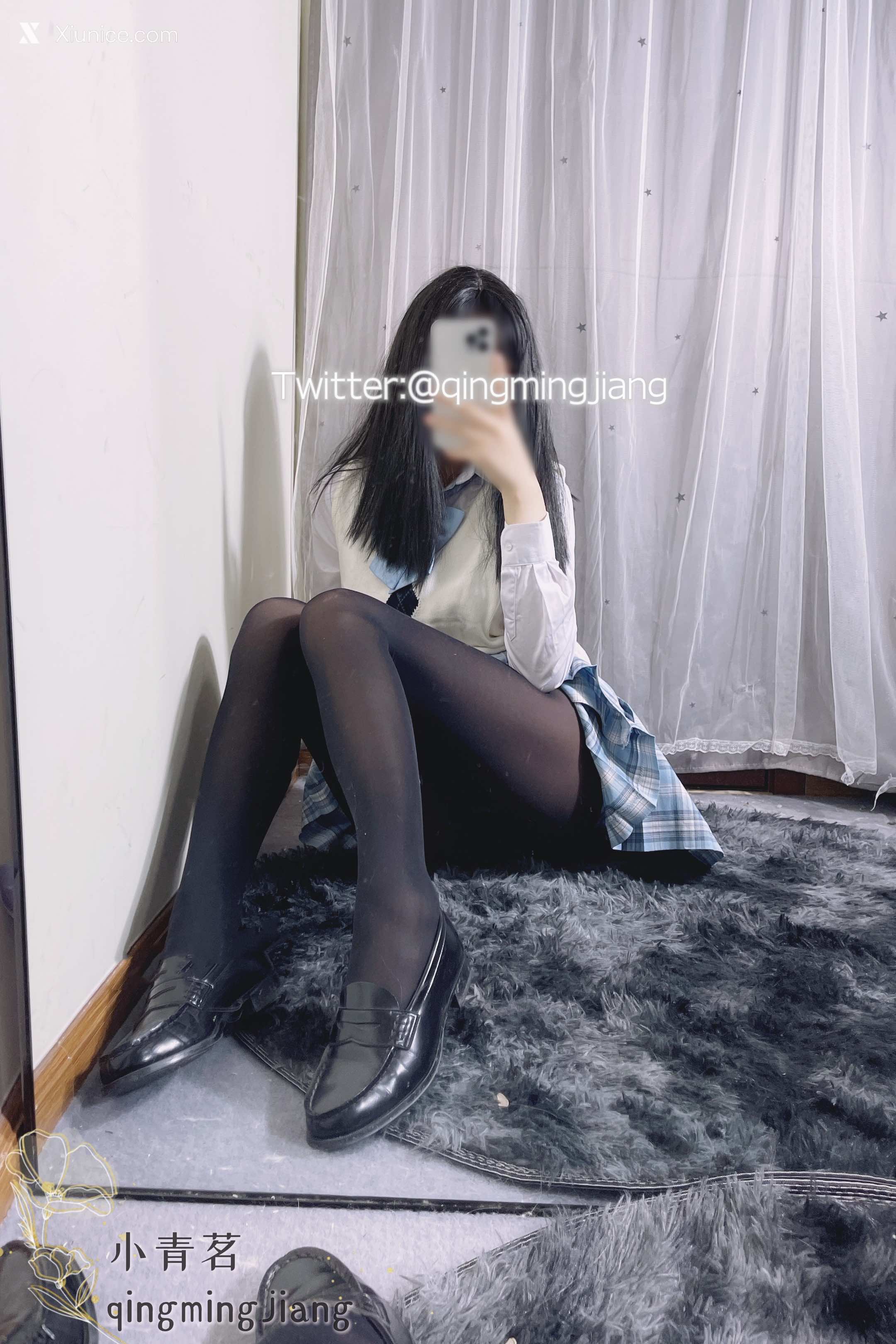 小青茗 蓝色JK学姐8