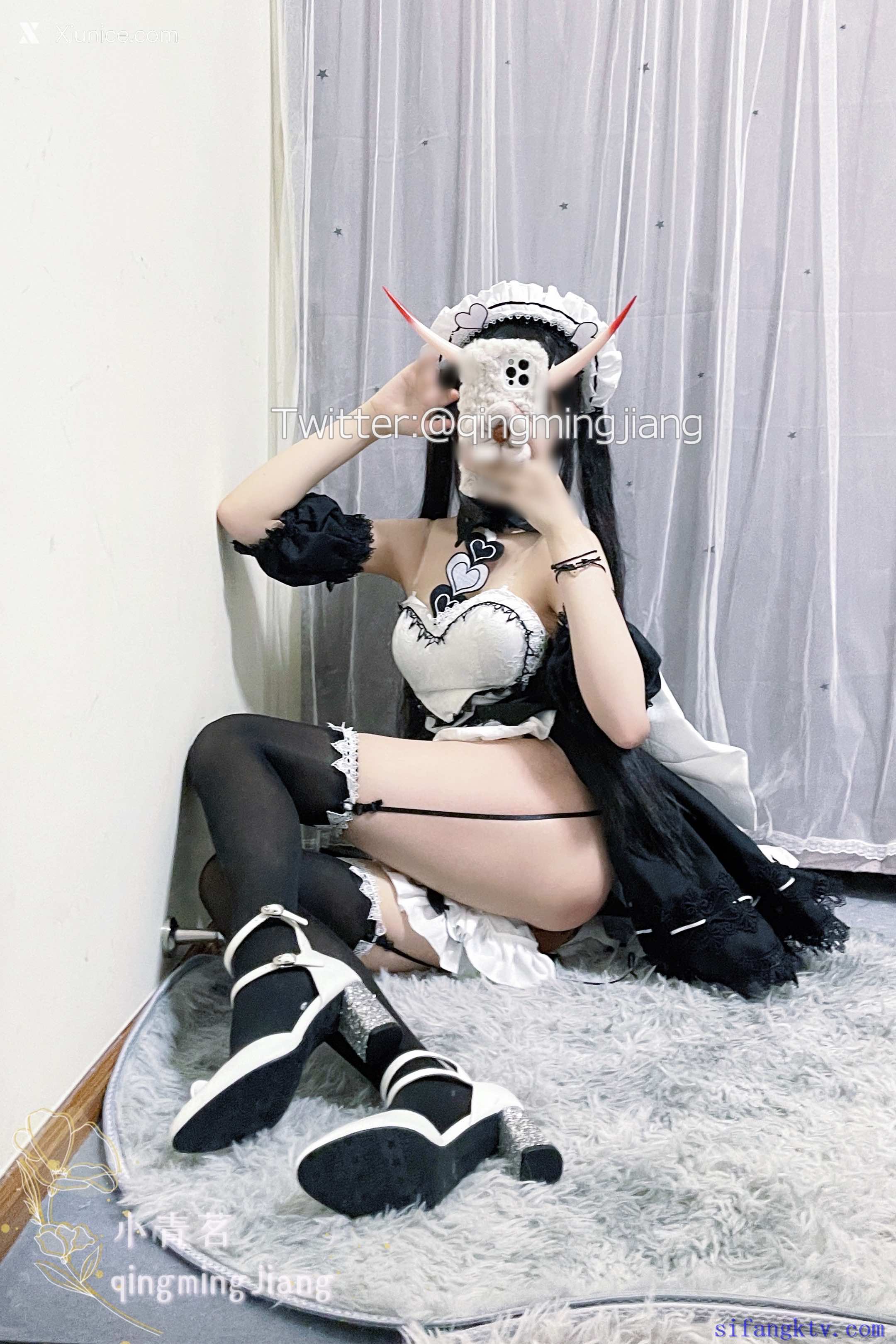 小青茗 黑丝女仆2
