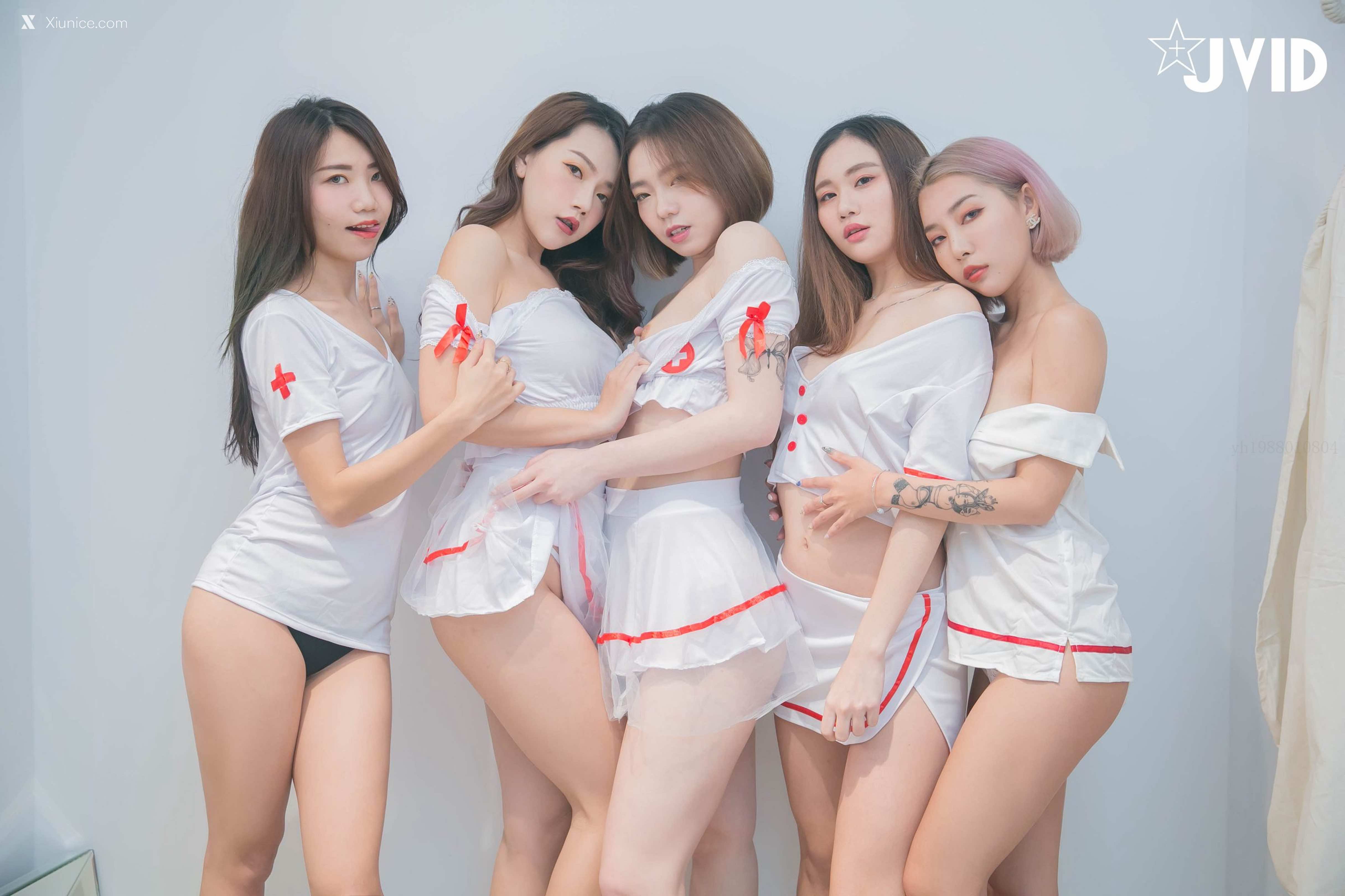 罗颖 & 伊芙蝶 & 雅婕 & 黎星若 & 昆娜 夜勤病院集中性爱诊疗室 92