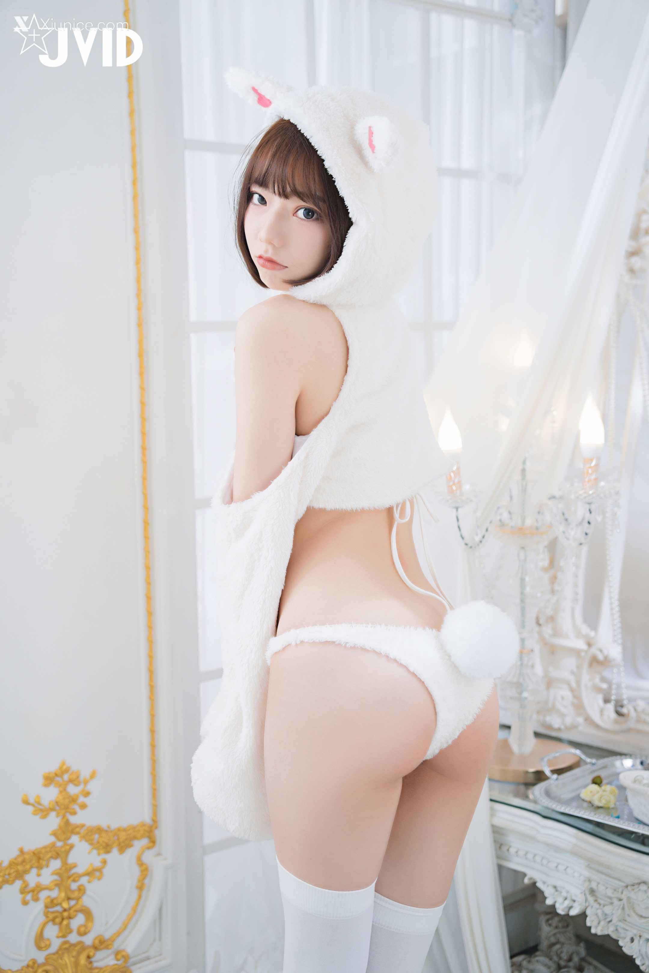 胎尼 & 啾啾 【私訊有好康活動】雙寵萌系女友💕情色貓咪Tiny🐱純欲小兔啾啾🐰「主人你要選哪一個？」 159