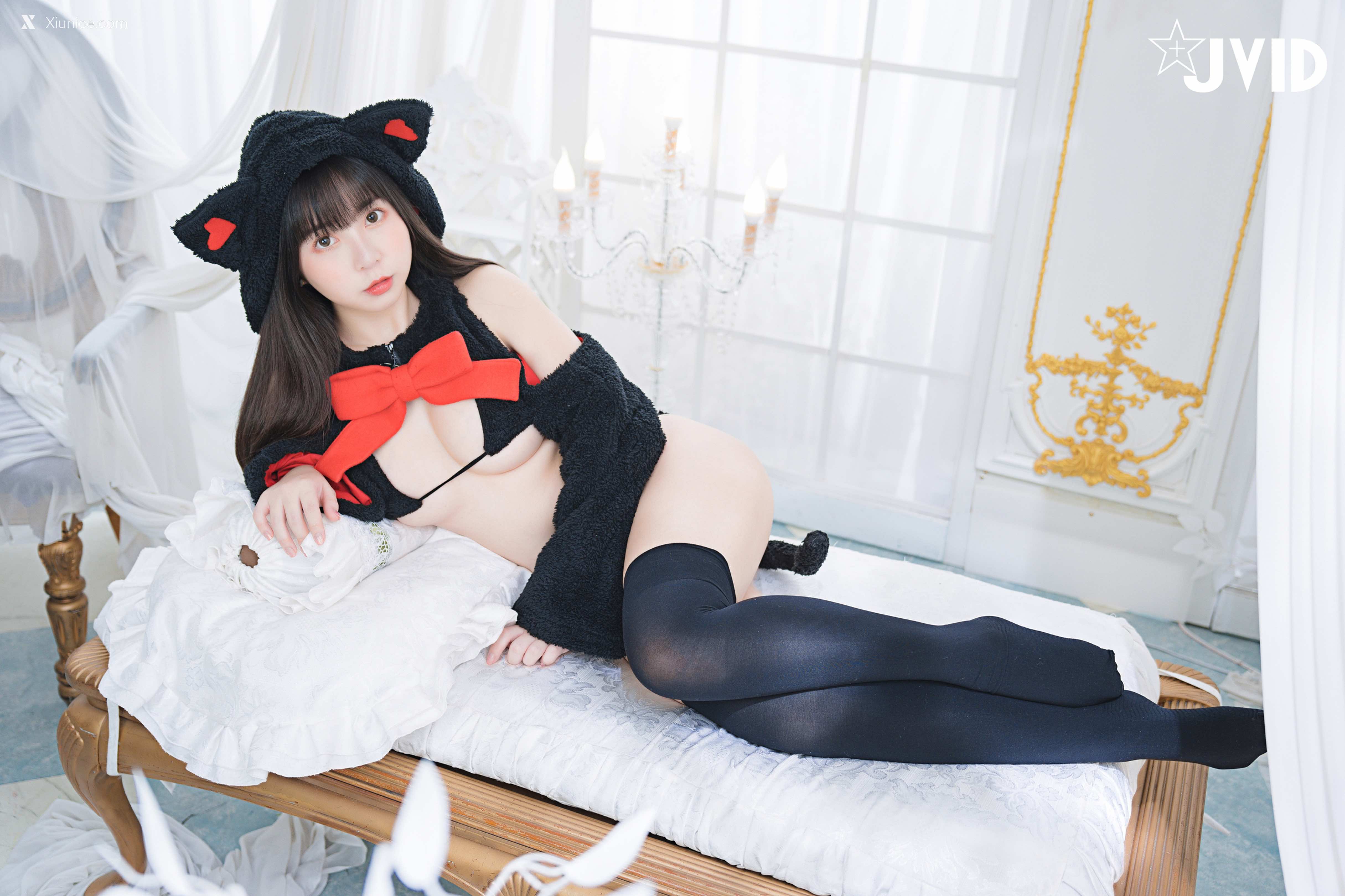 胎尼 & 啾啾 【私訊有好康活動】雙寵萌系女友💕情色貓咪Tiny🐱純欲小兔啾啾🐰「主人你要選哪一個？」 33