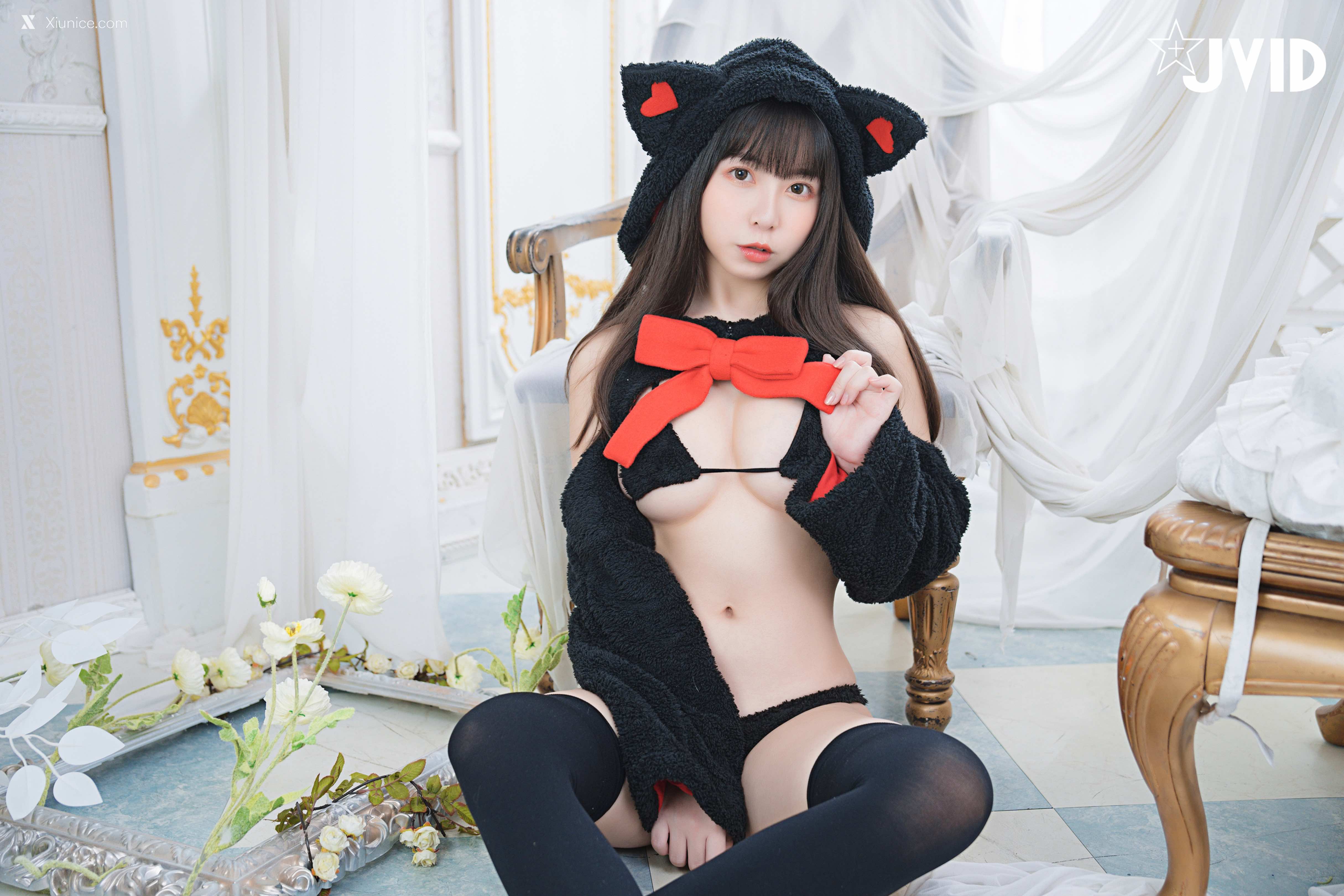 胎尼 & 啾啾 【私訊有好康活動】雙寵萌系女友💕情色貓咪Tiny🐱純欲小兔啾啾🐰「主人你要選哪一個？」 37