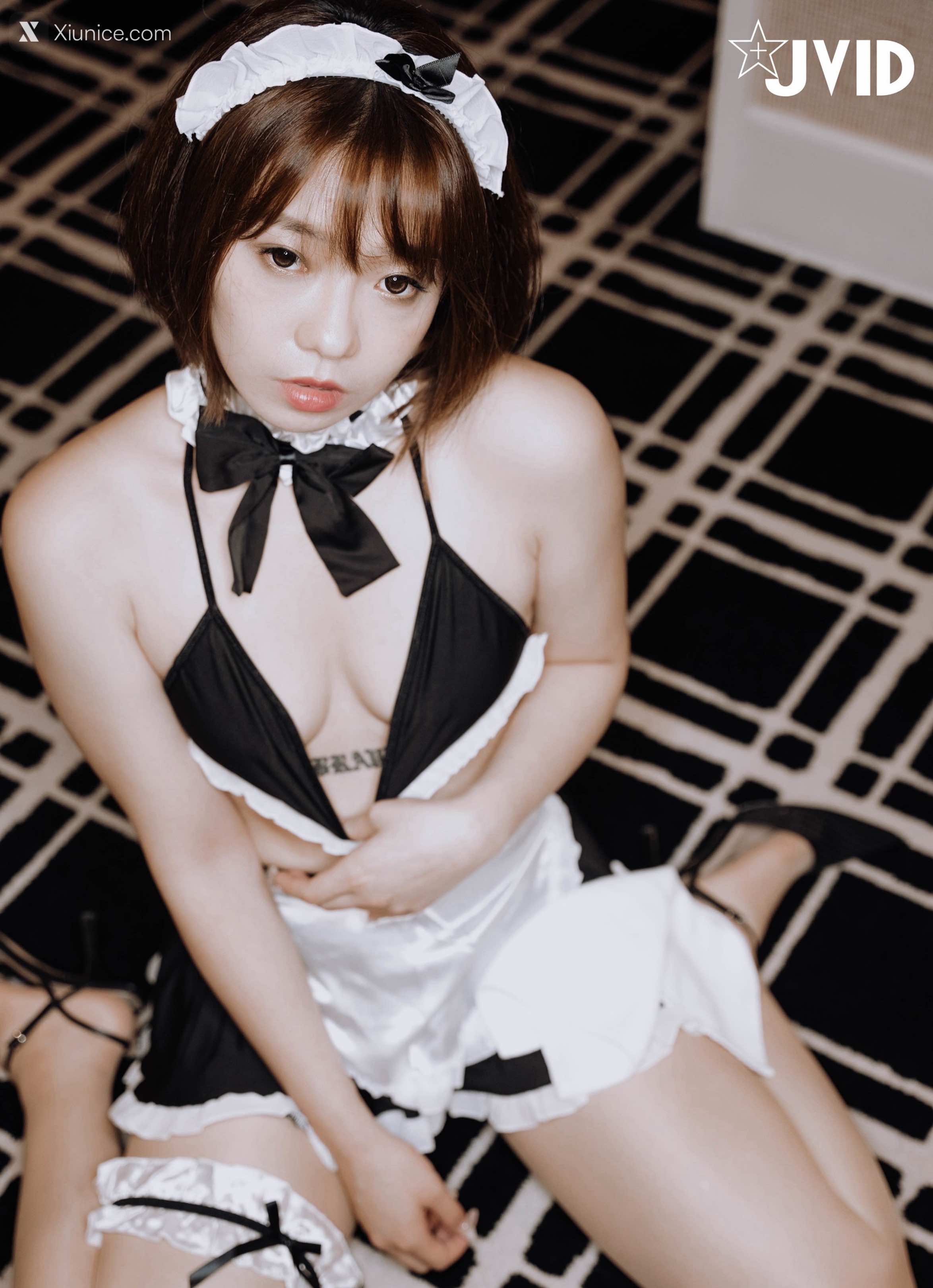 雅捷 四點全開❤️性玩物美尻鐘點女僕淫穴爆表 127