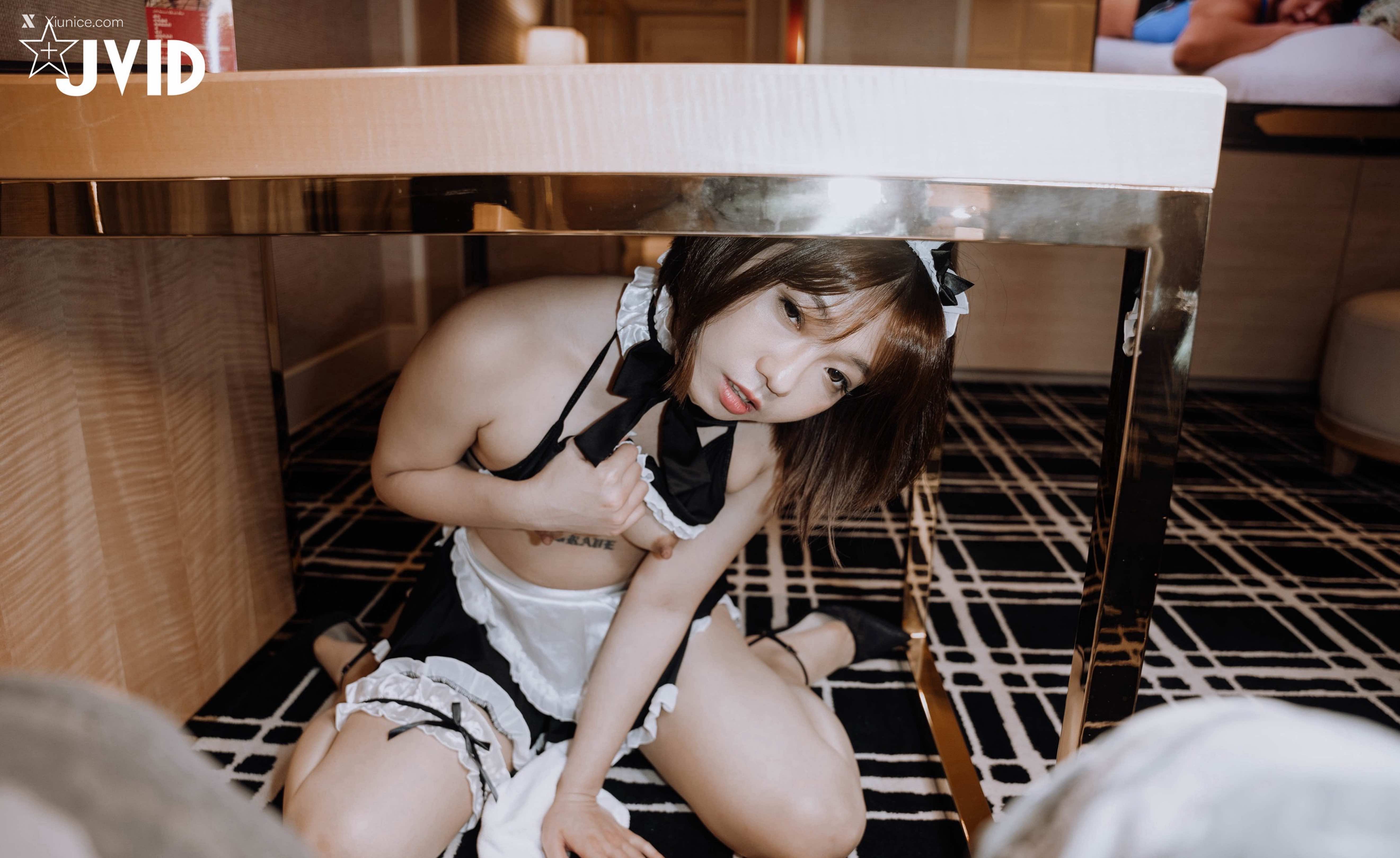 雅捷 四點全開❤️性玩物美尻鐘點女僕淫穴爆表 155