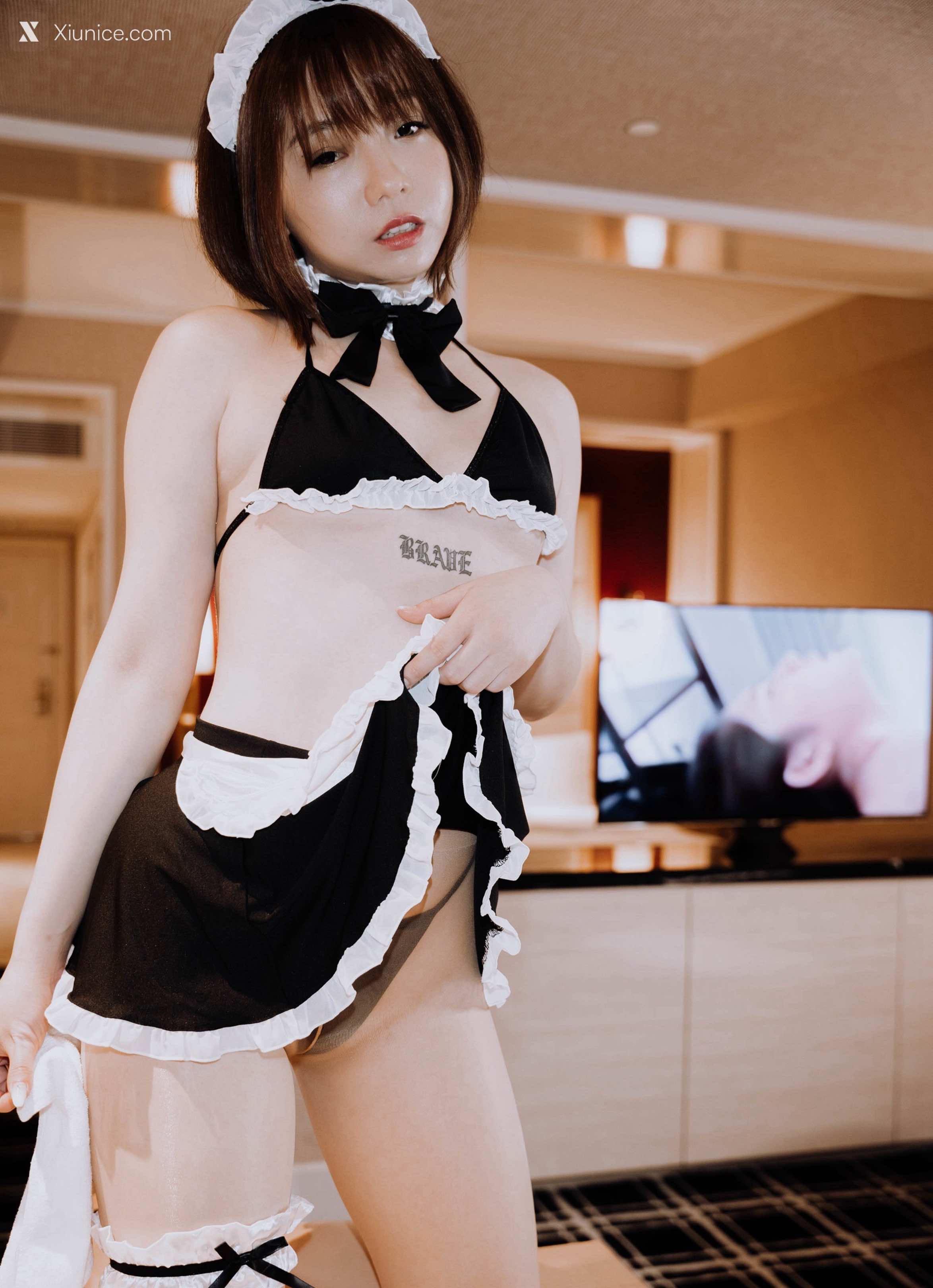 雅捷 四點全開❤️性玩物美尻鐘點女僕淫穴爆表 60