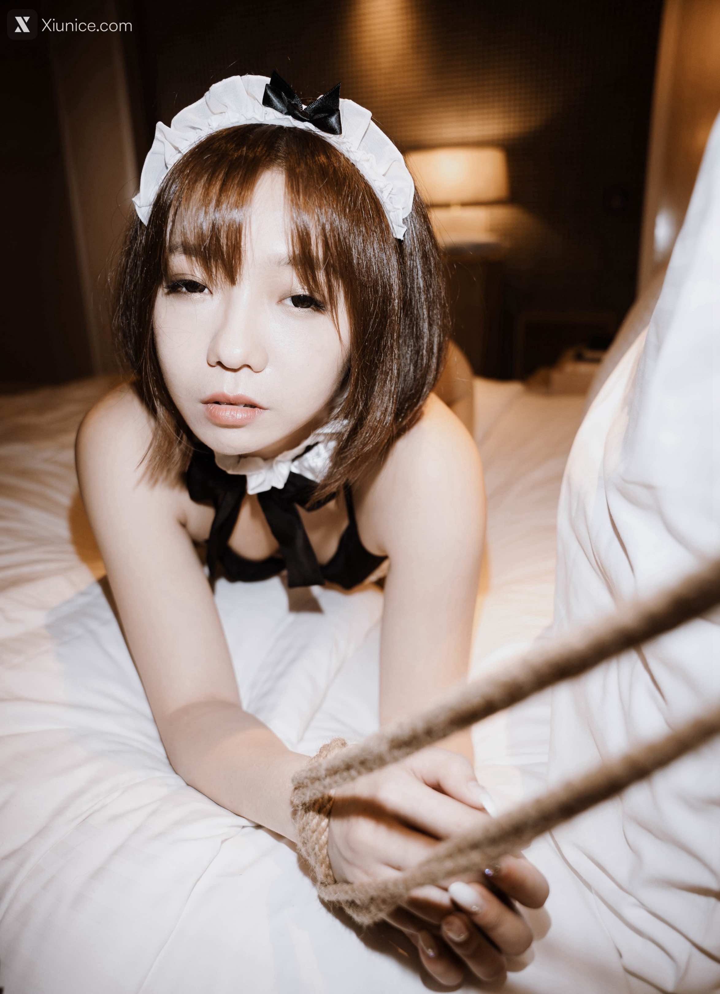 雅捷 四點全開❤️性玩物美尻鐘點女僕淫穴爆表 84