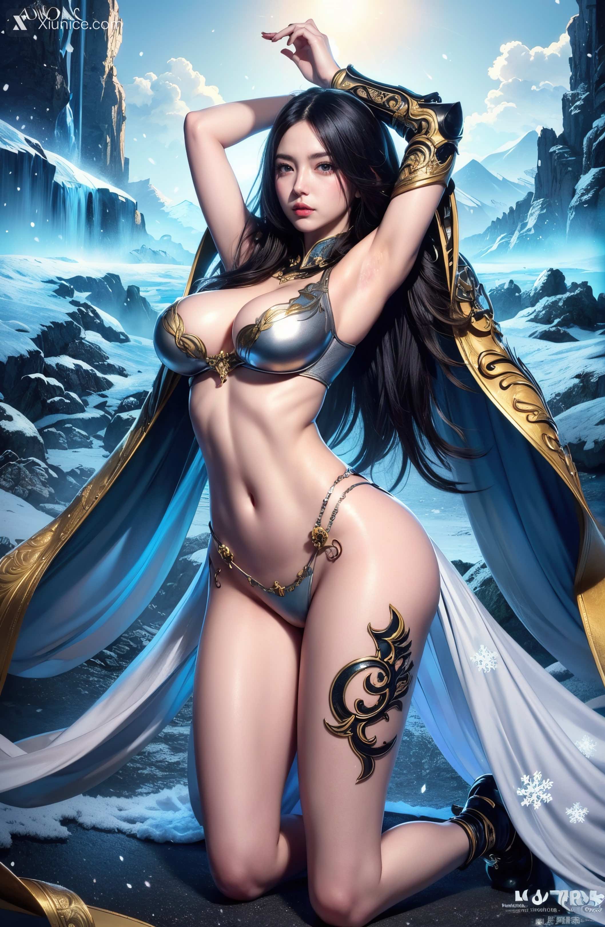 AIGirl 剑灵风格 墨迹 110
