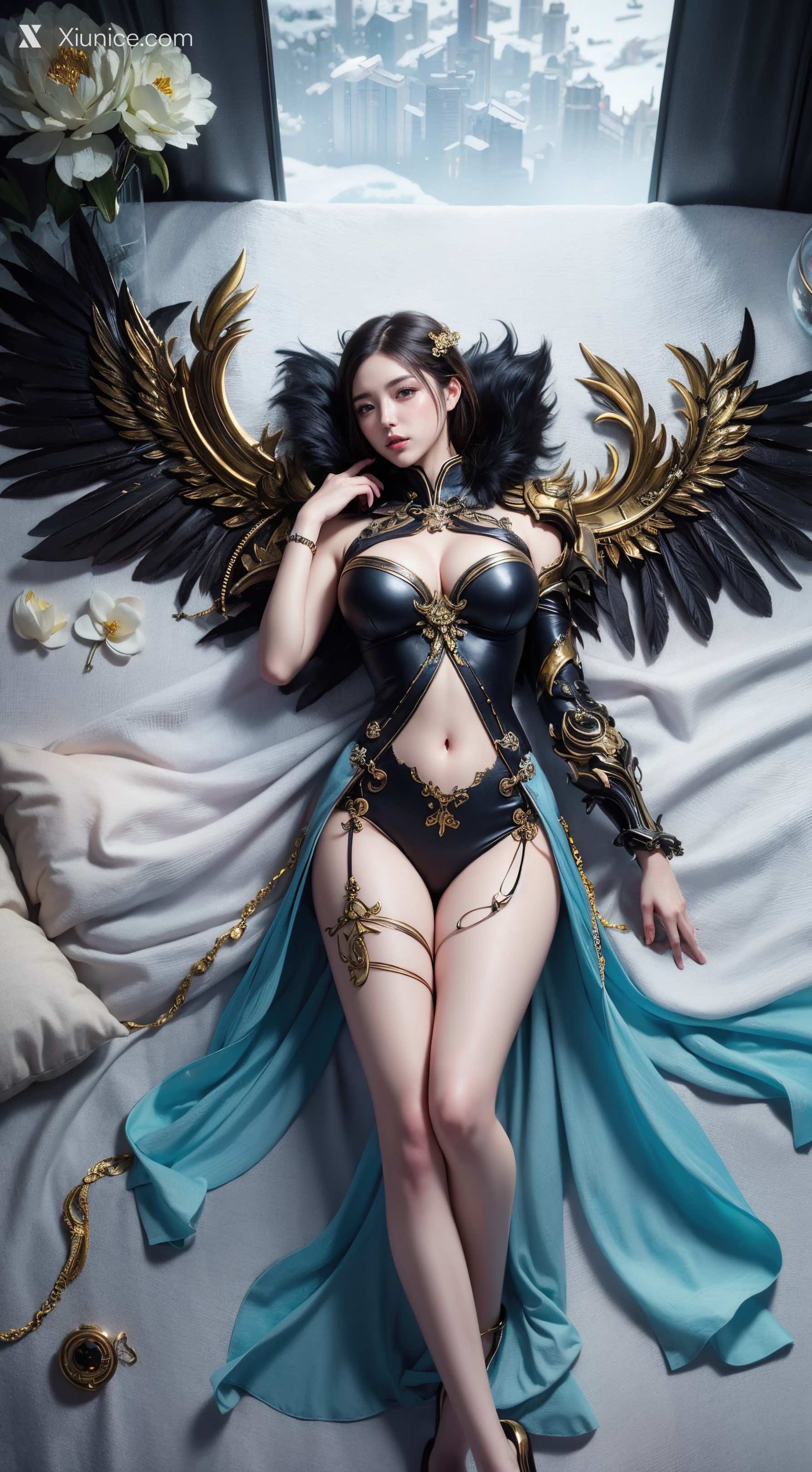 AIGirl 剑灵风格 墨迹 16