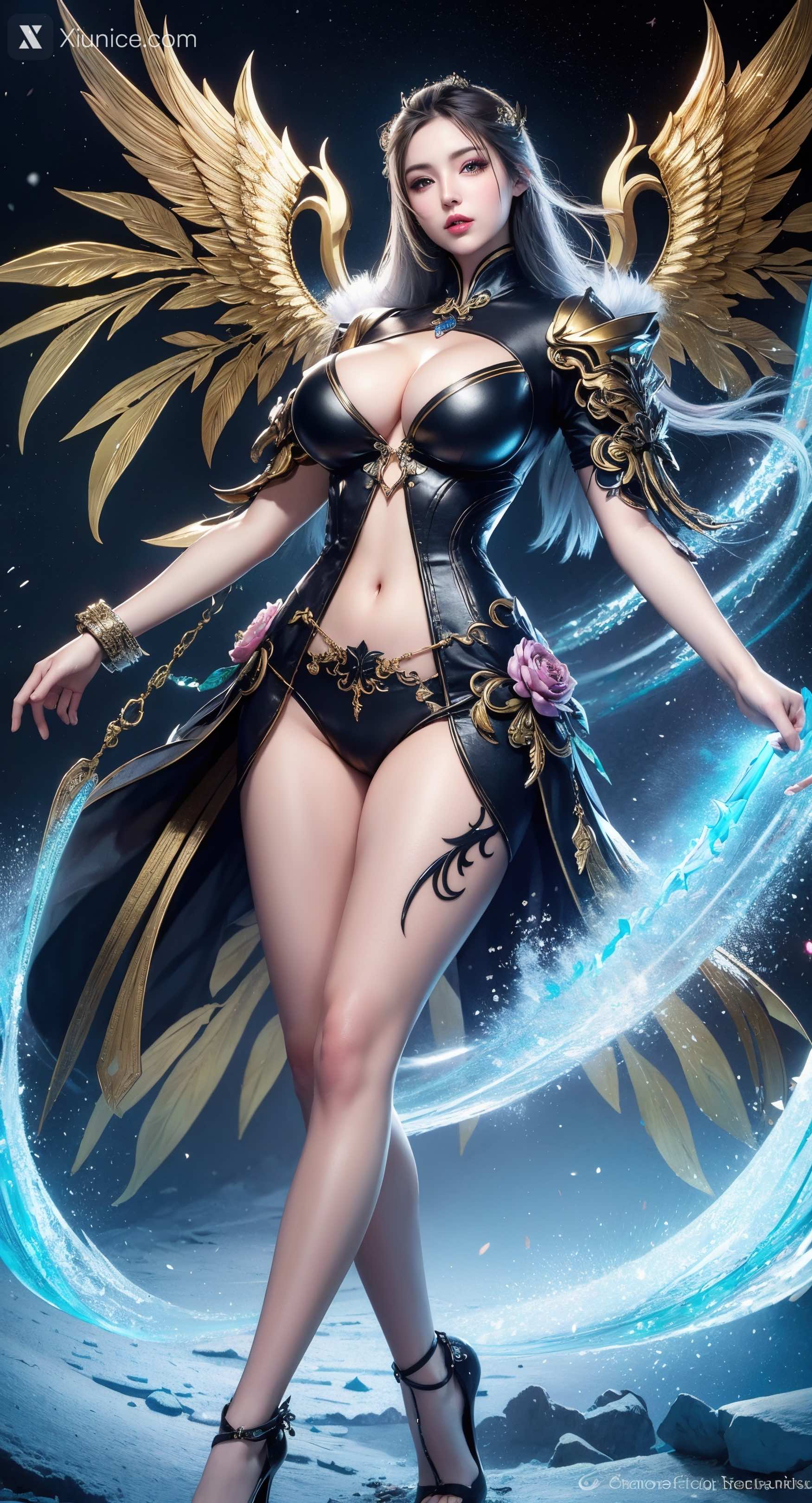 AIGirl 剑灵风格 墨迹 24