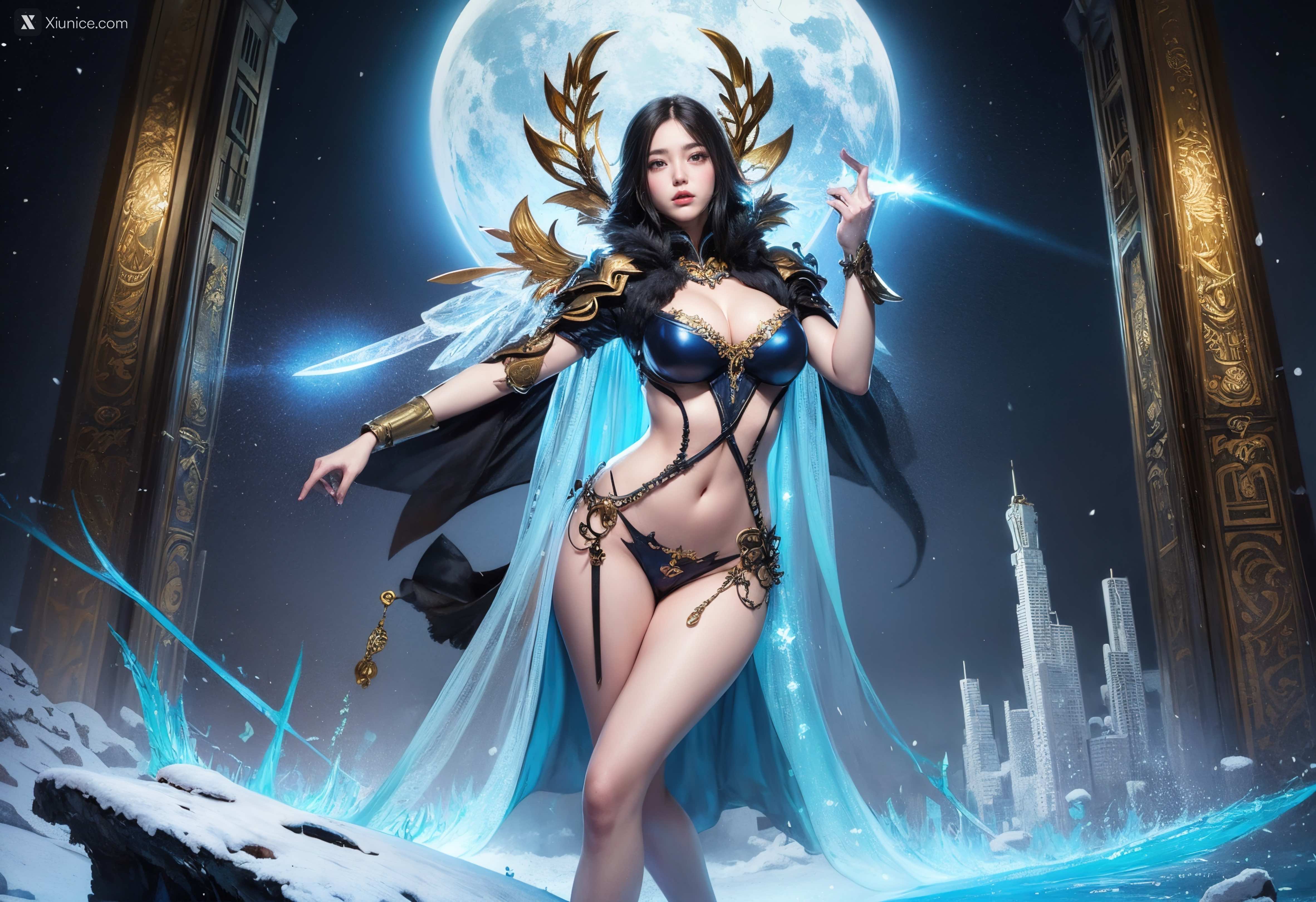 AIGirl 剑灵风格 墨迹 52